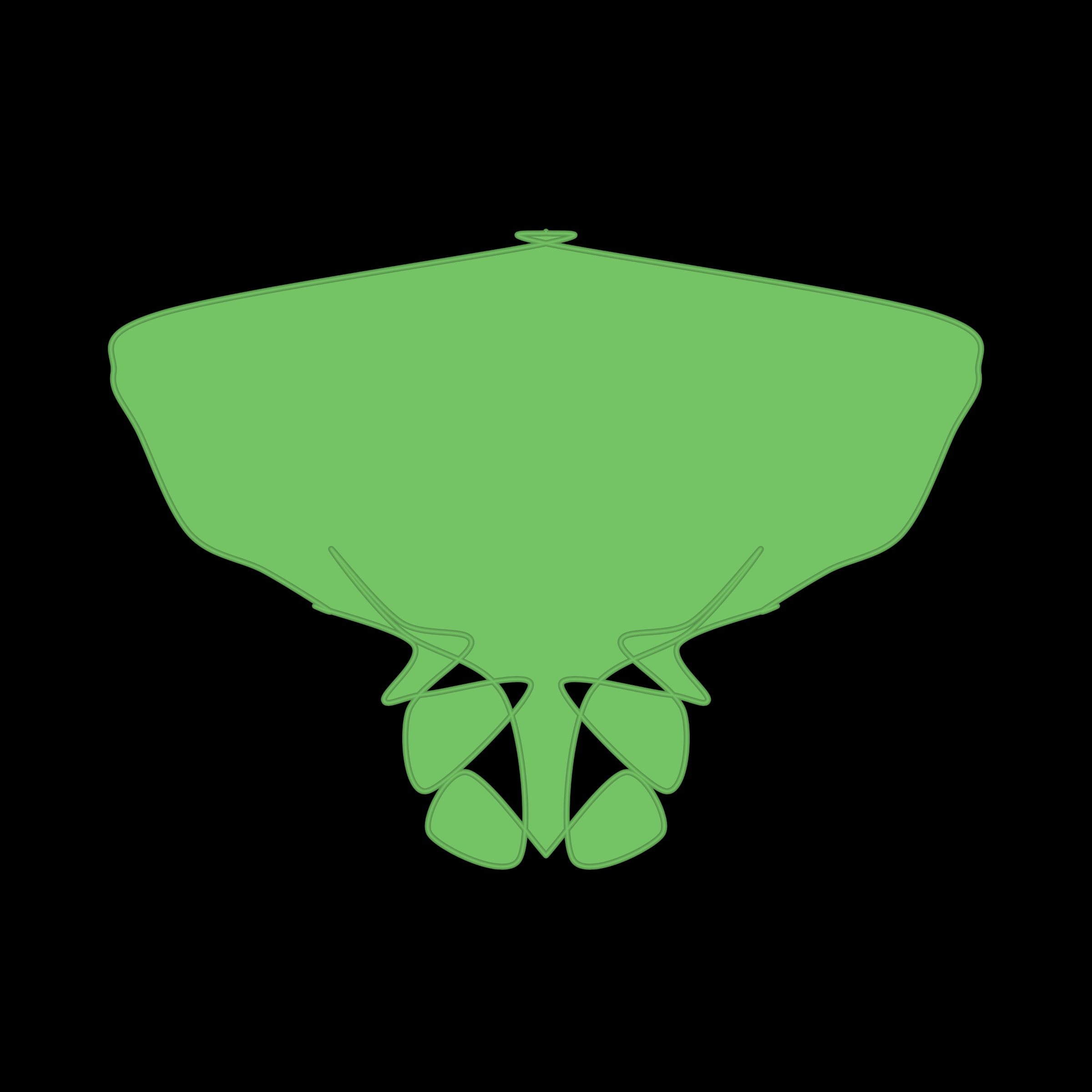 Art Blocks - Art Blocks v2 - Cryptoblots #919 - NFT # 3000919