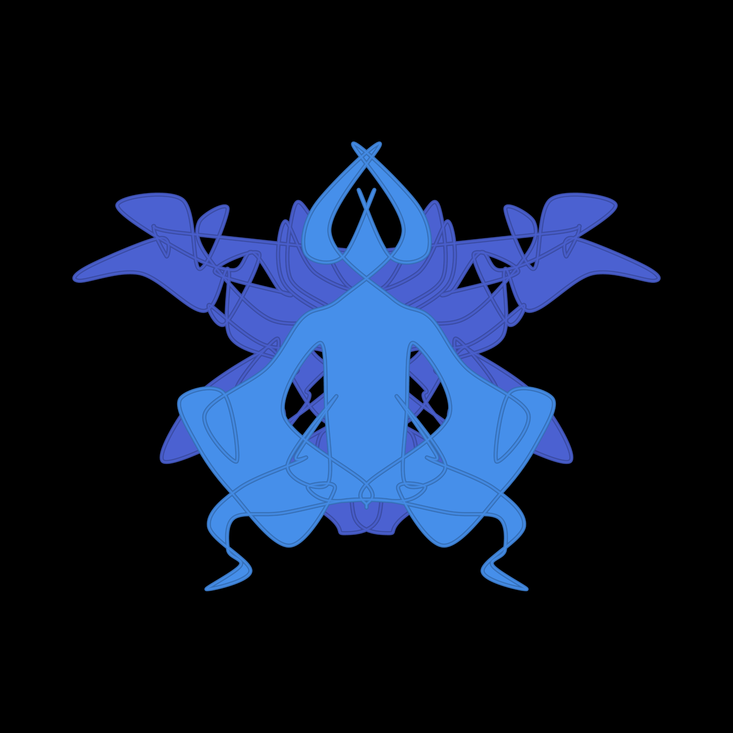 Art Blocks - Art Blocks v2 - Cryptoblots #921 - NFT # 3000921