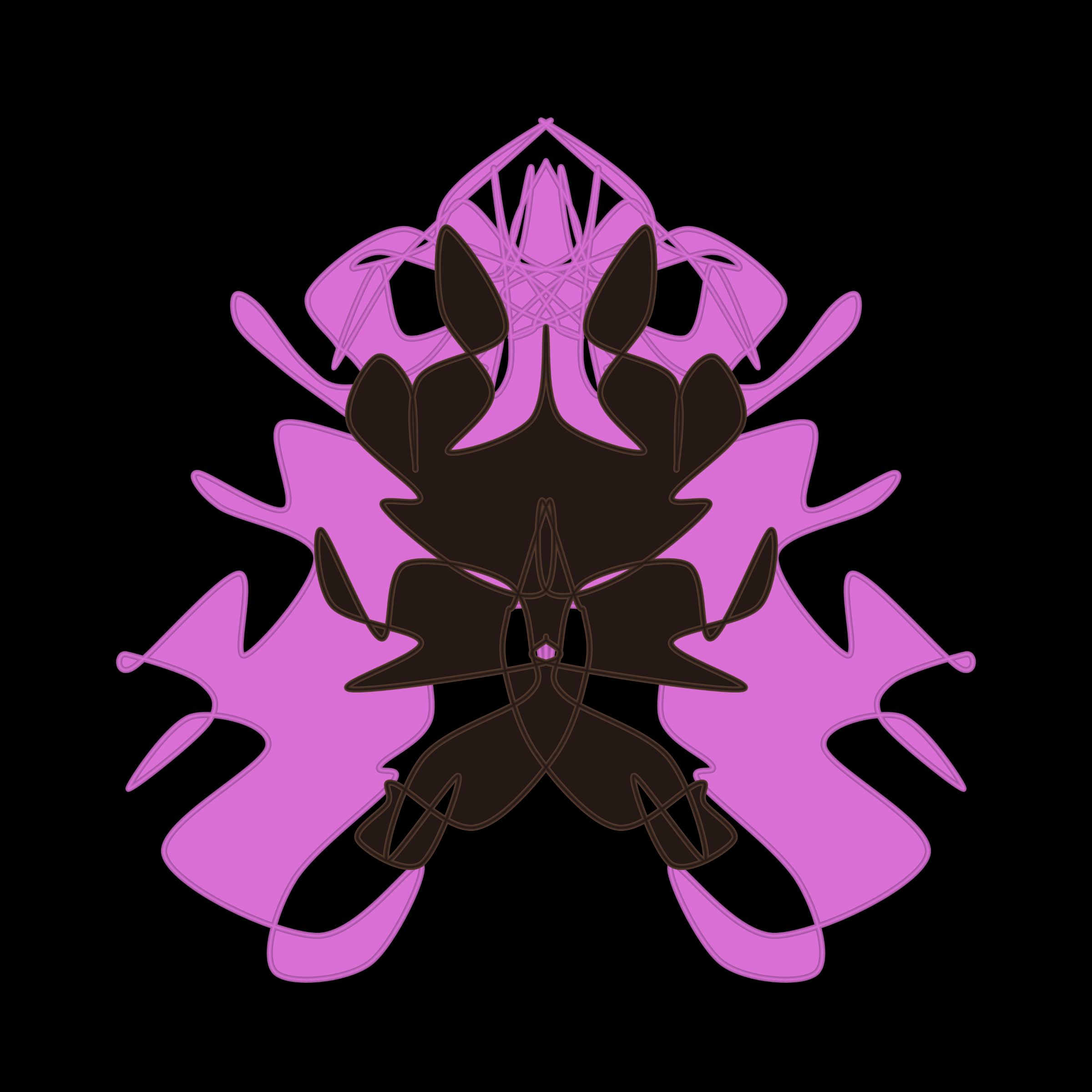 Art Blocks - Art Blocks v2 - Cryptoblots #923 - NFT # 3000923