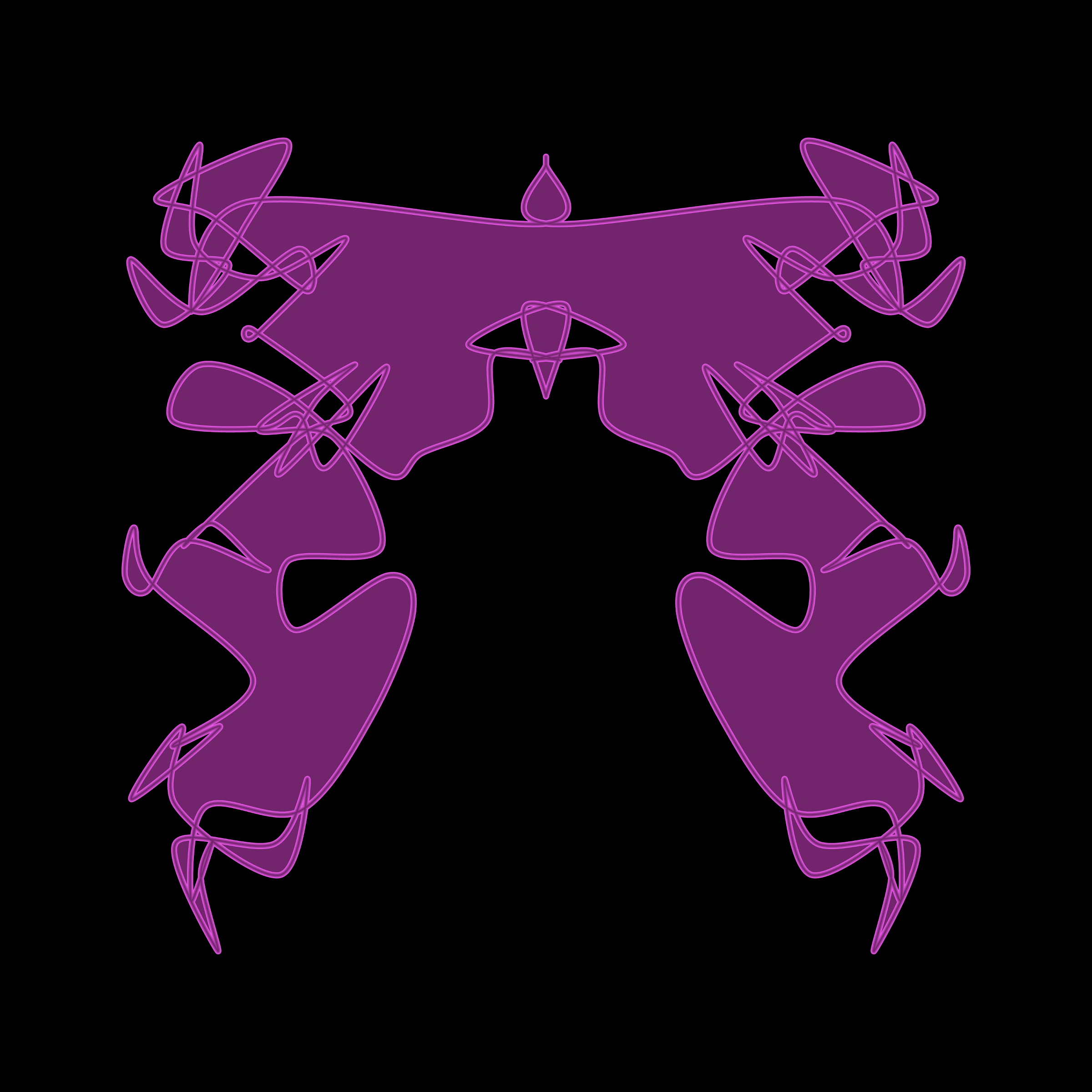 Art Blocks - Art Blocks v2 - Cryptoblots #924 - NFT # 3000924