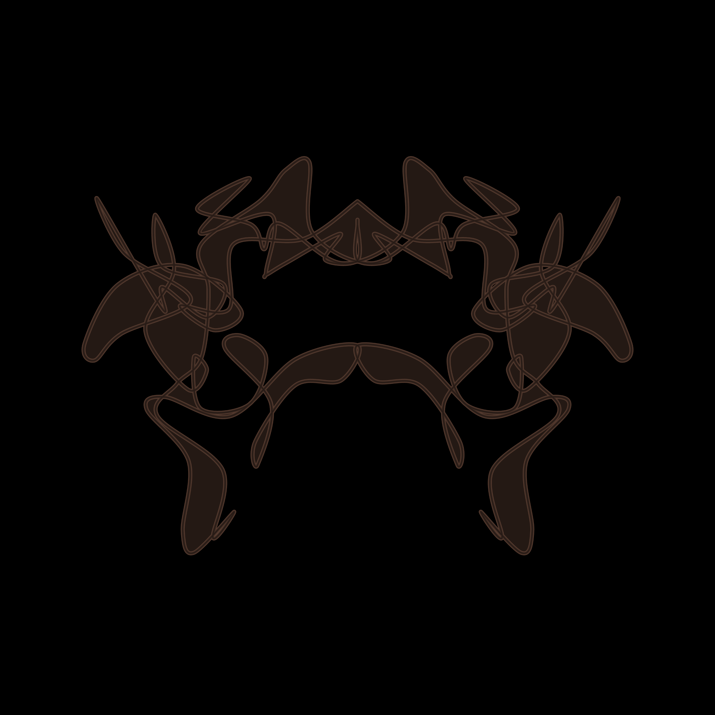 Art Blocks - Art Blocks v2 - Cryptoblots #931 - NFT # 3000931