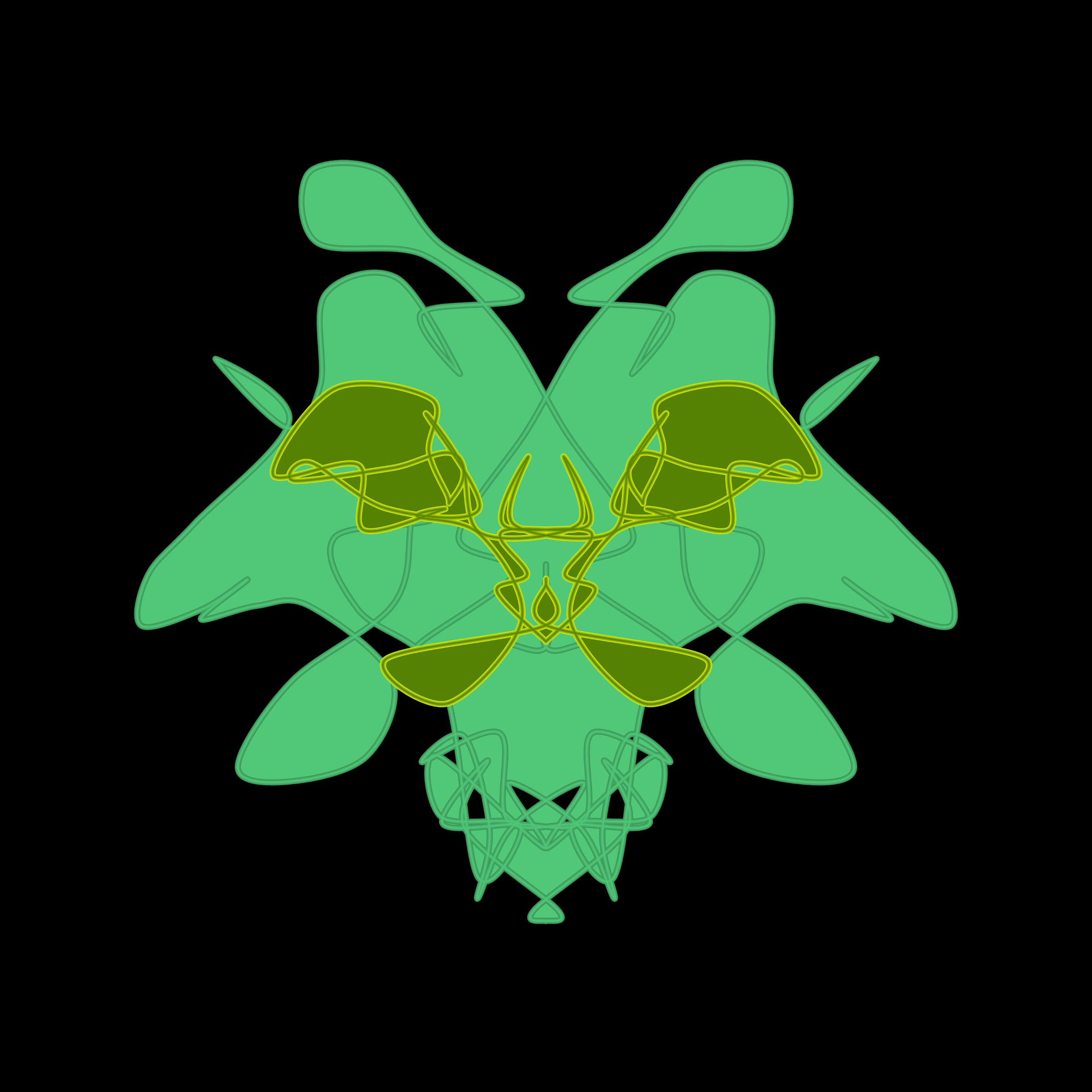 Art Blocks - Art Blocks v2 - Cryptoblots #936 - NFT # 3000936