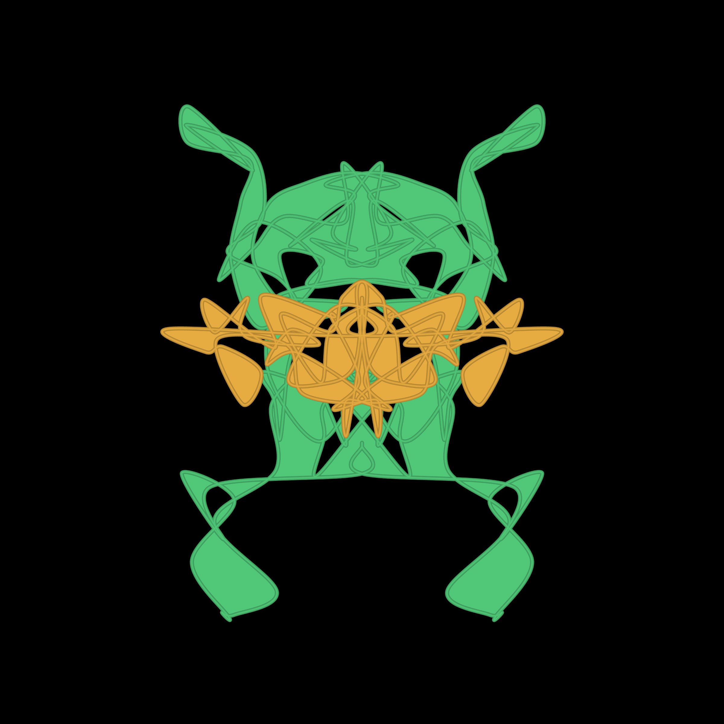 Art Blocks - Art Blocks v2 - Cryptoblots #937 - NFT # 3000937