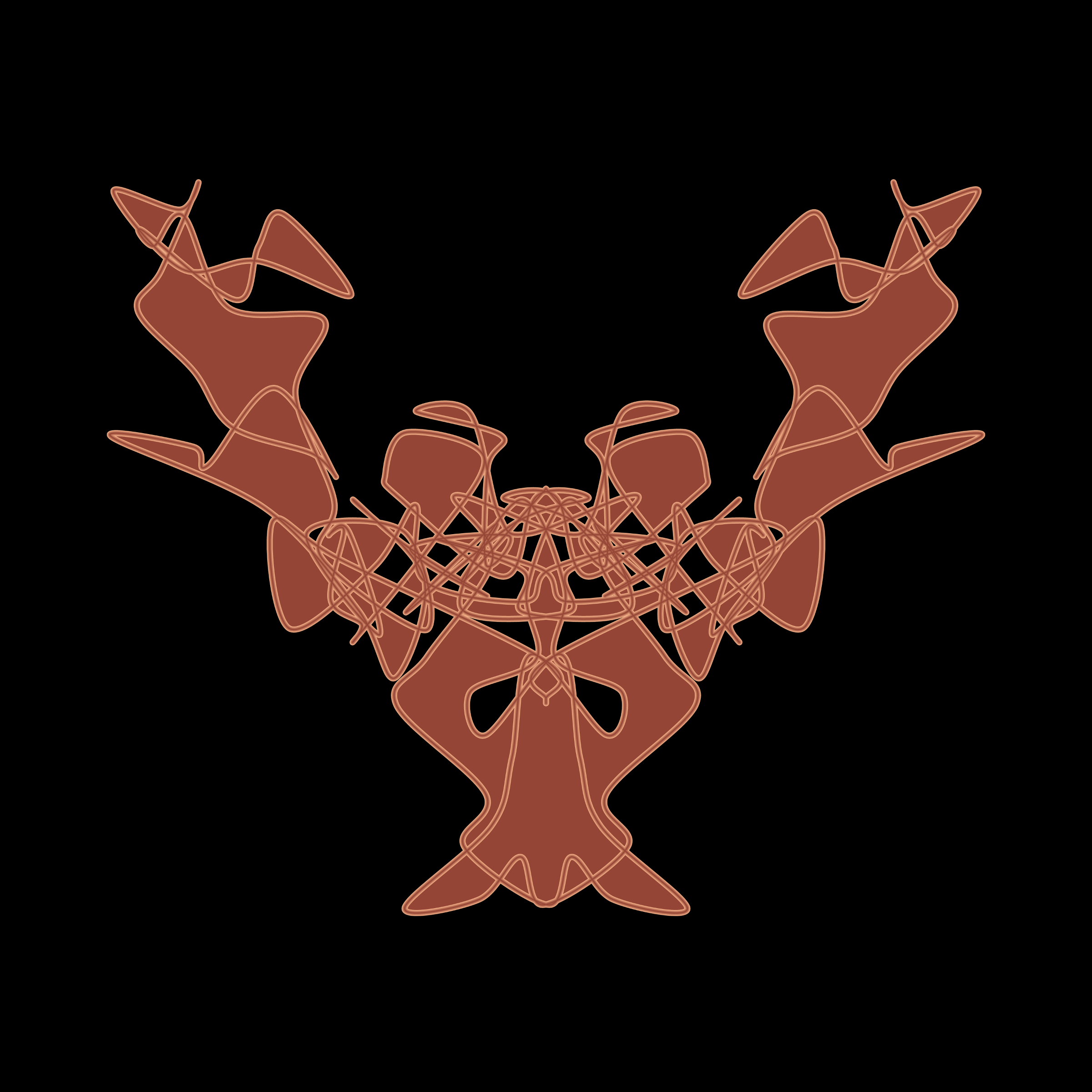 Art Blocks - Art Blocks v2 - Cryptoblots #939 - NFT # 3000939