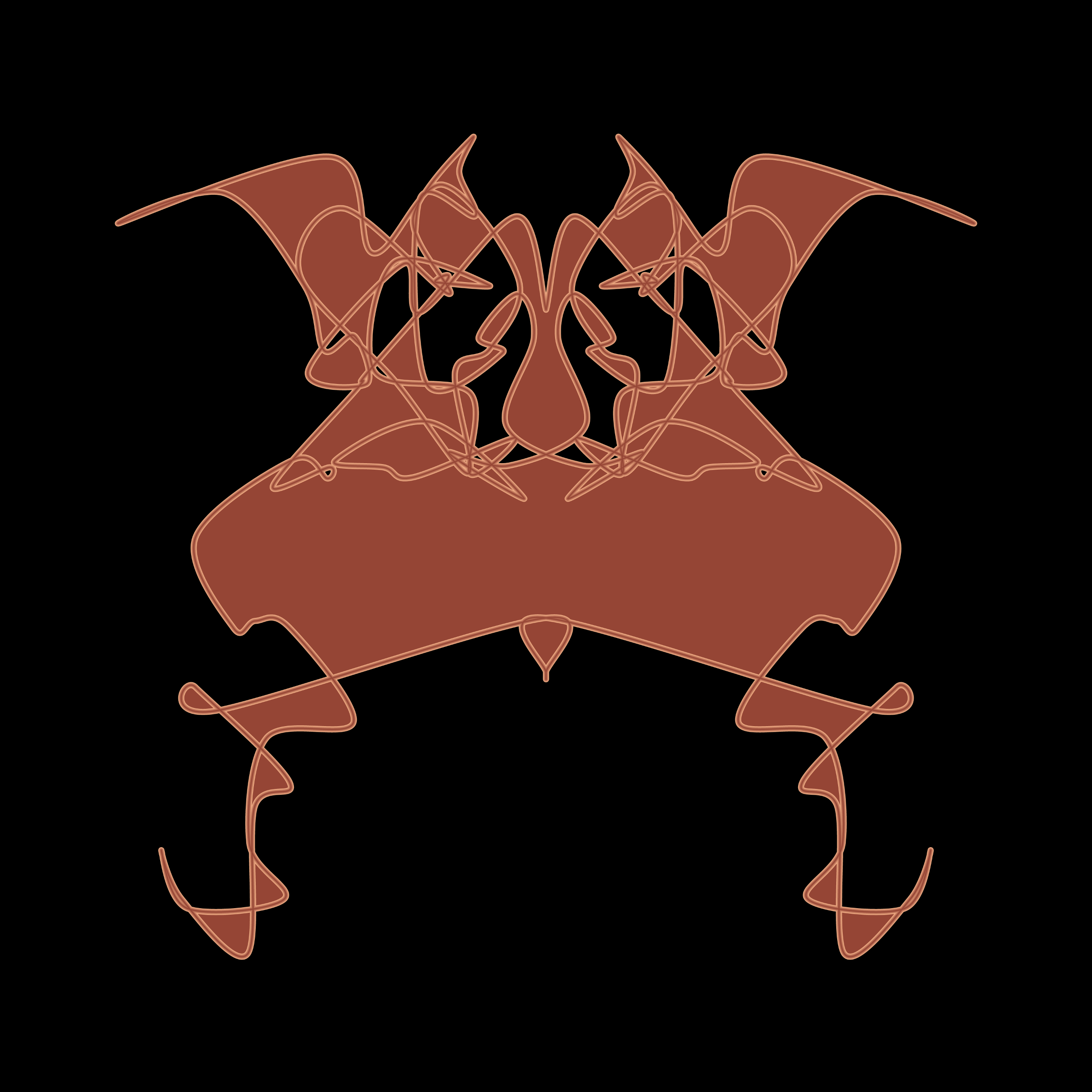 Art Blocks - Art Blocks v2 - Cryptoblots #940 - NFT # 3000940