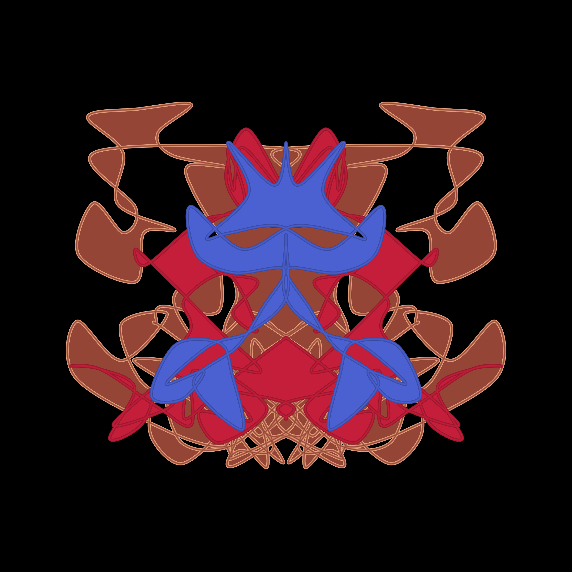 Art Blocks - Art Blocks v2 - Cryptoblots #947 - NFT # 3000947