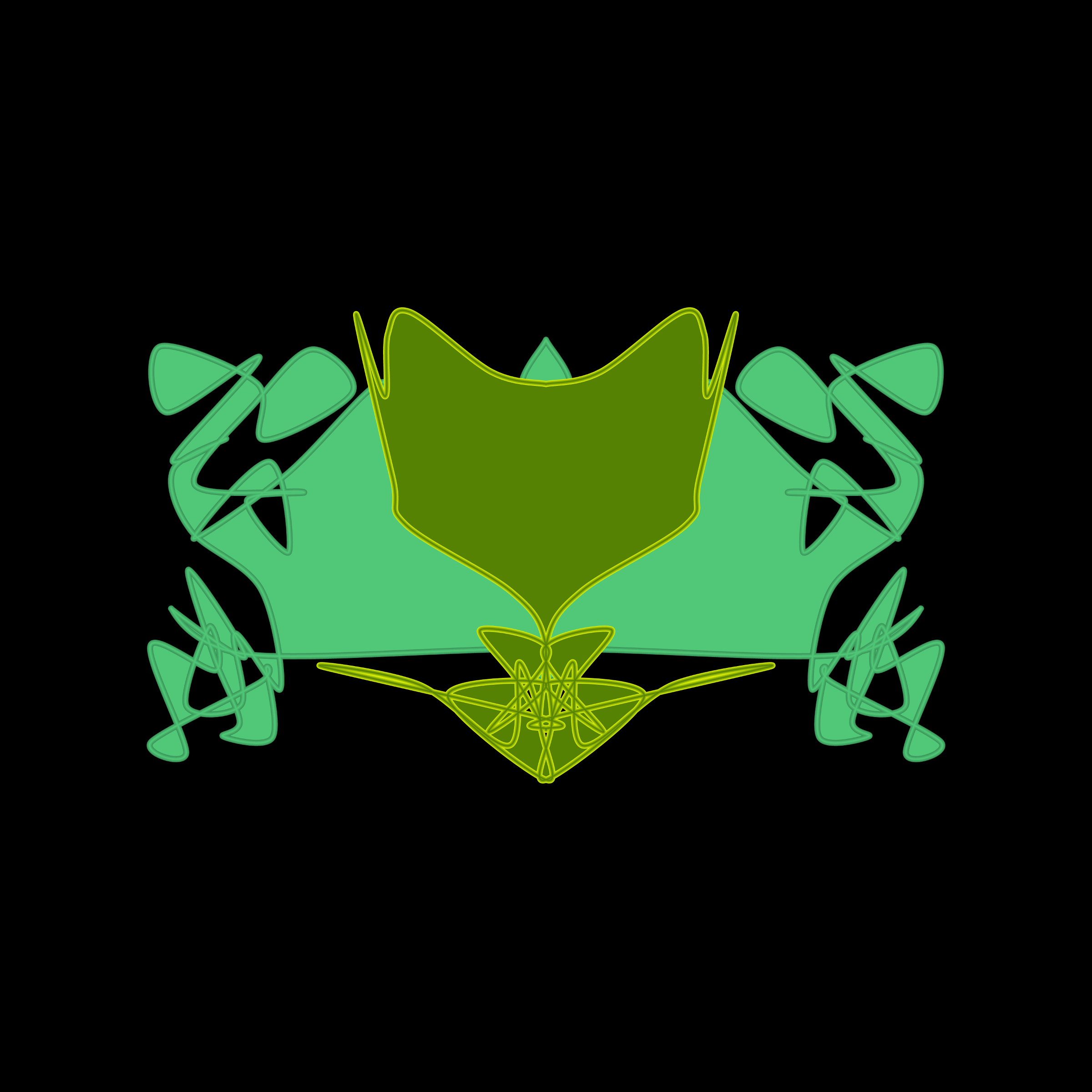 Art Blocks - Art Blocks v2 - Cryptoblots #949 - NFT # 3000949