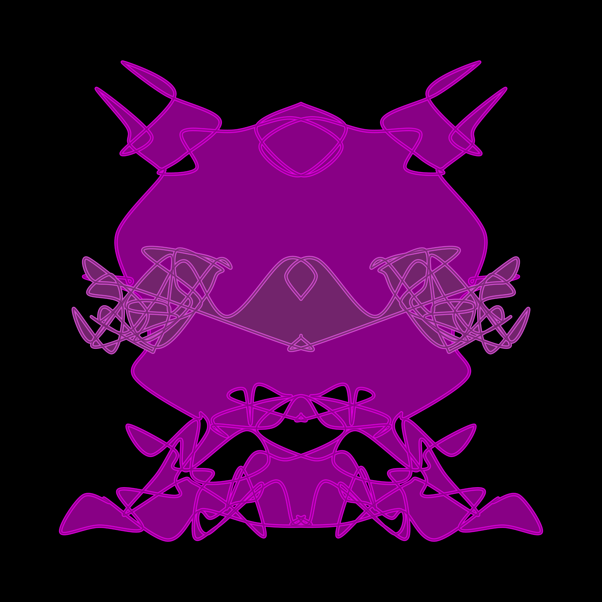 Art Blocks - Art Blocks v2 - Cryptoblots #955 - NFT # 3000955