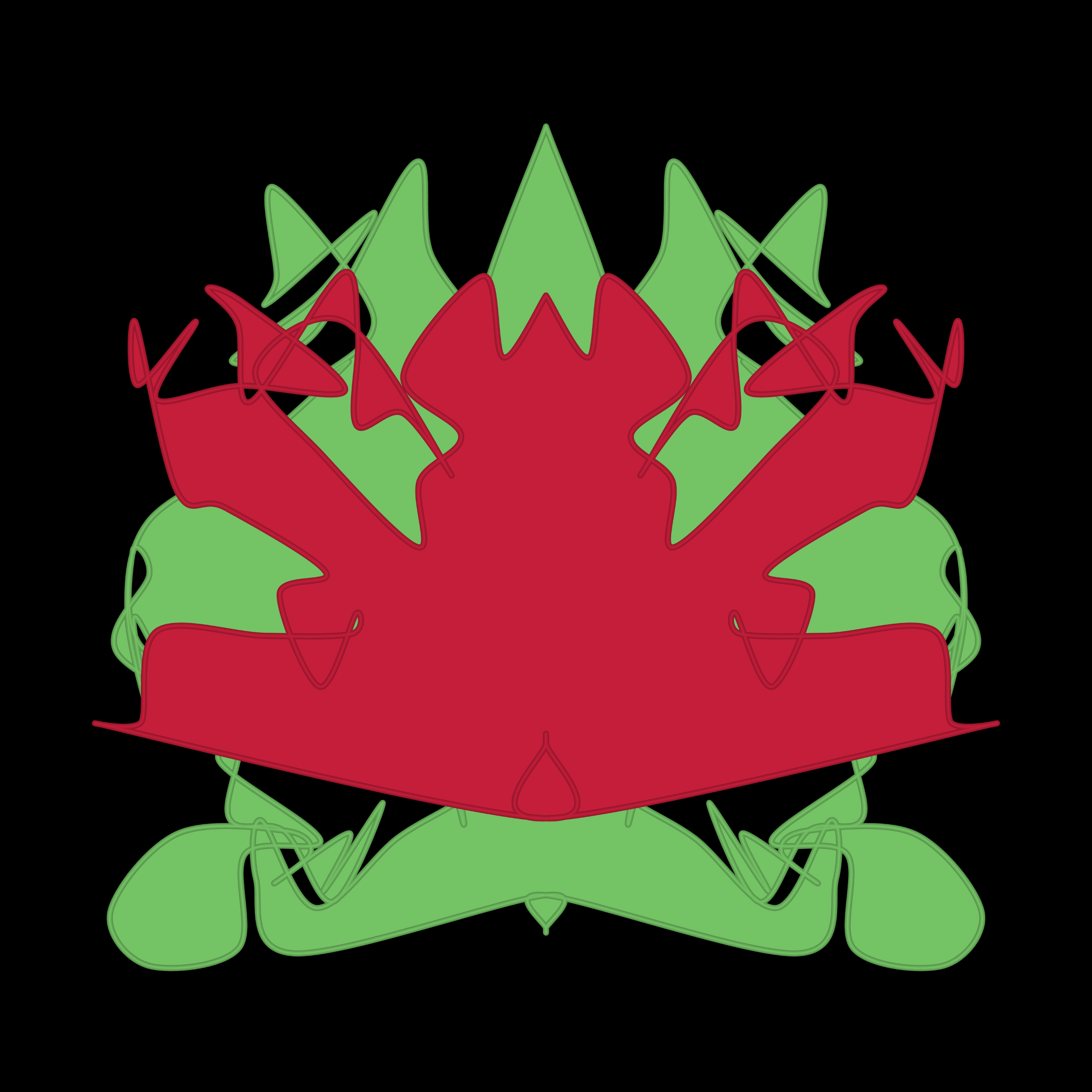 Art Blocks - Art Blocks v2 - Cryptoblots #960 - NFT # 3000960