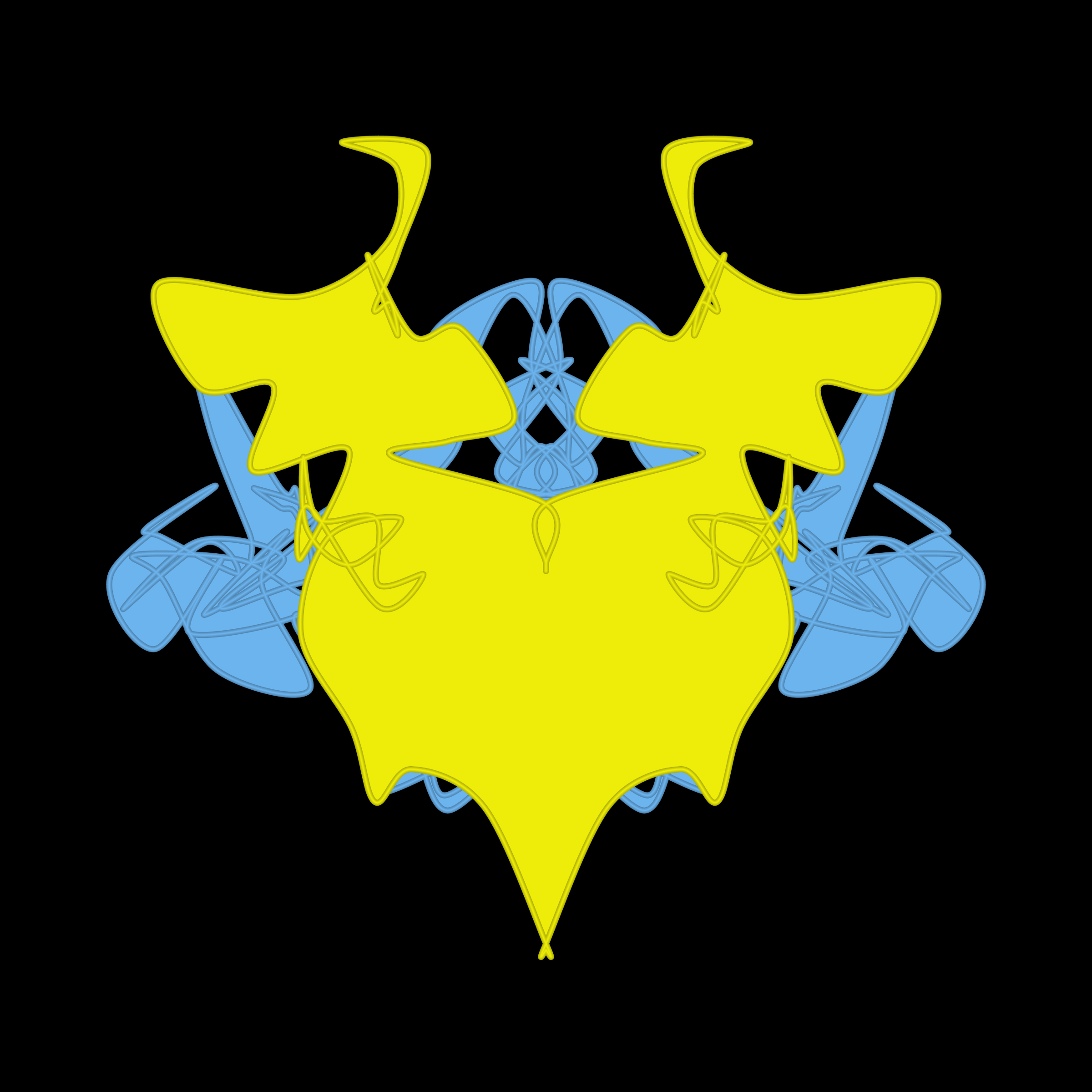 Art Blocks - Art Blocks v2 - Cryptoblots #961 - NFT # 3000961