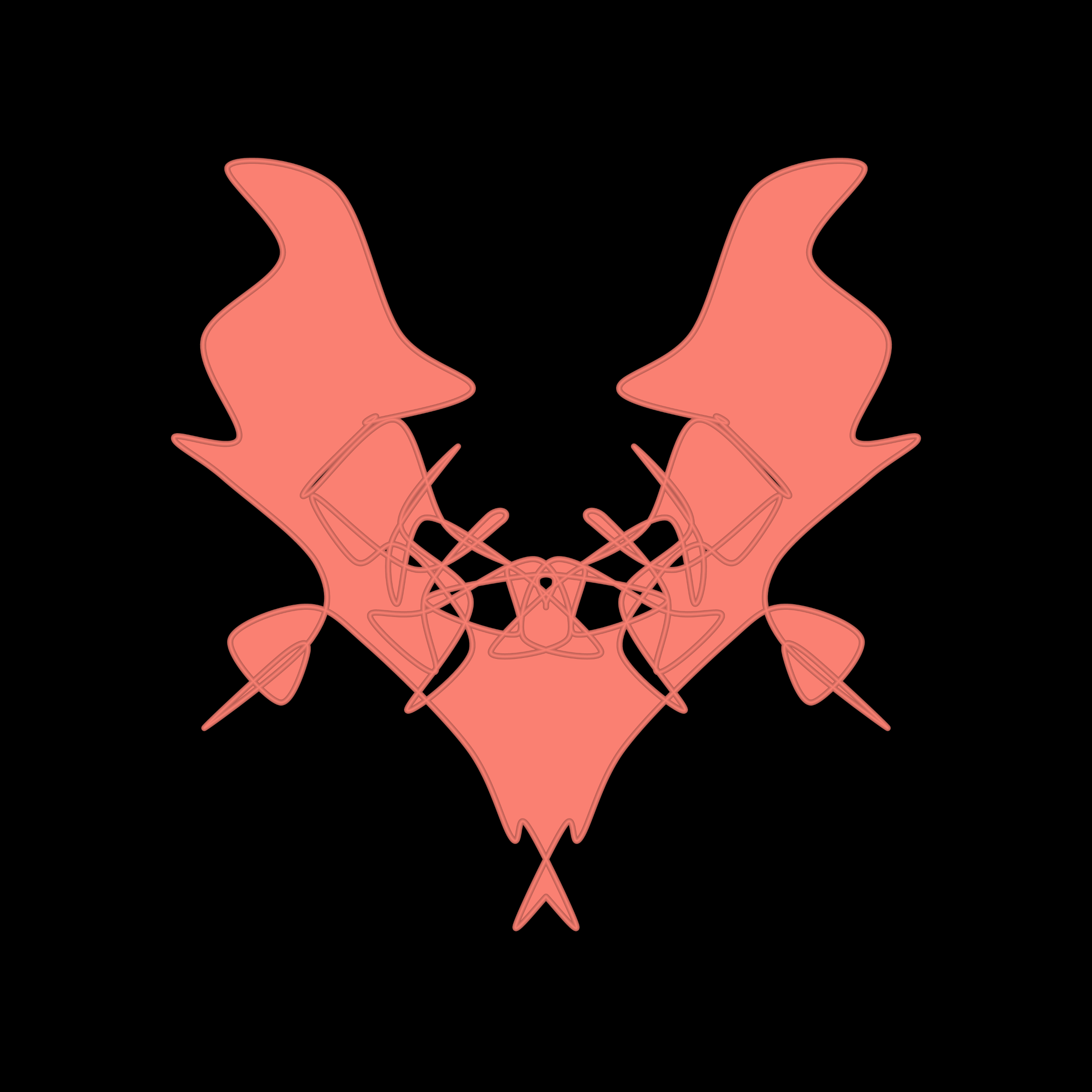 Art Blocks - Art Blocks v2 - Cryptoblots #965 - NFT # 3000965