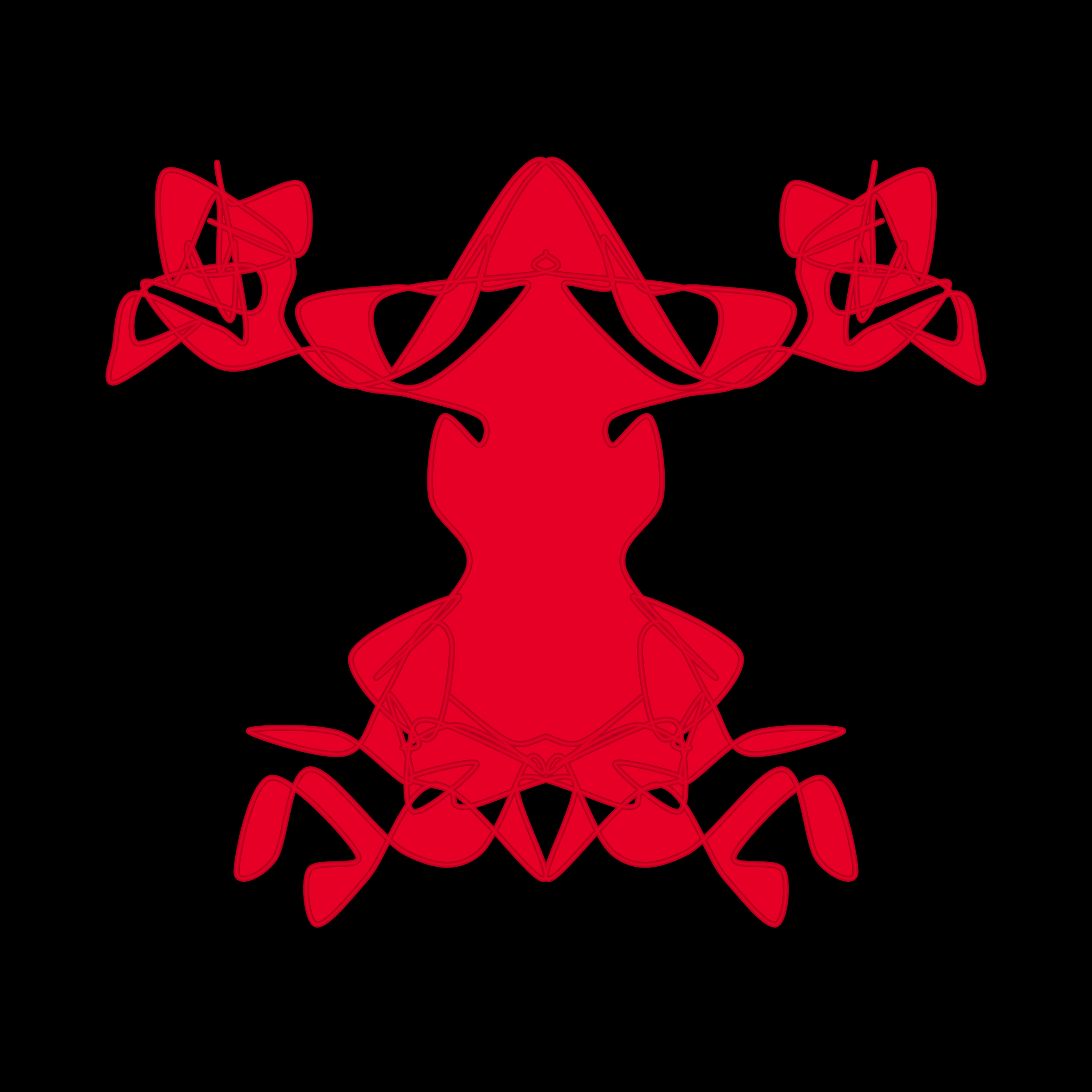 Art Blocks - Art Blocks v2 - Cryptoblots #980 - NFT # 3000980