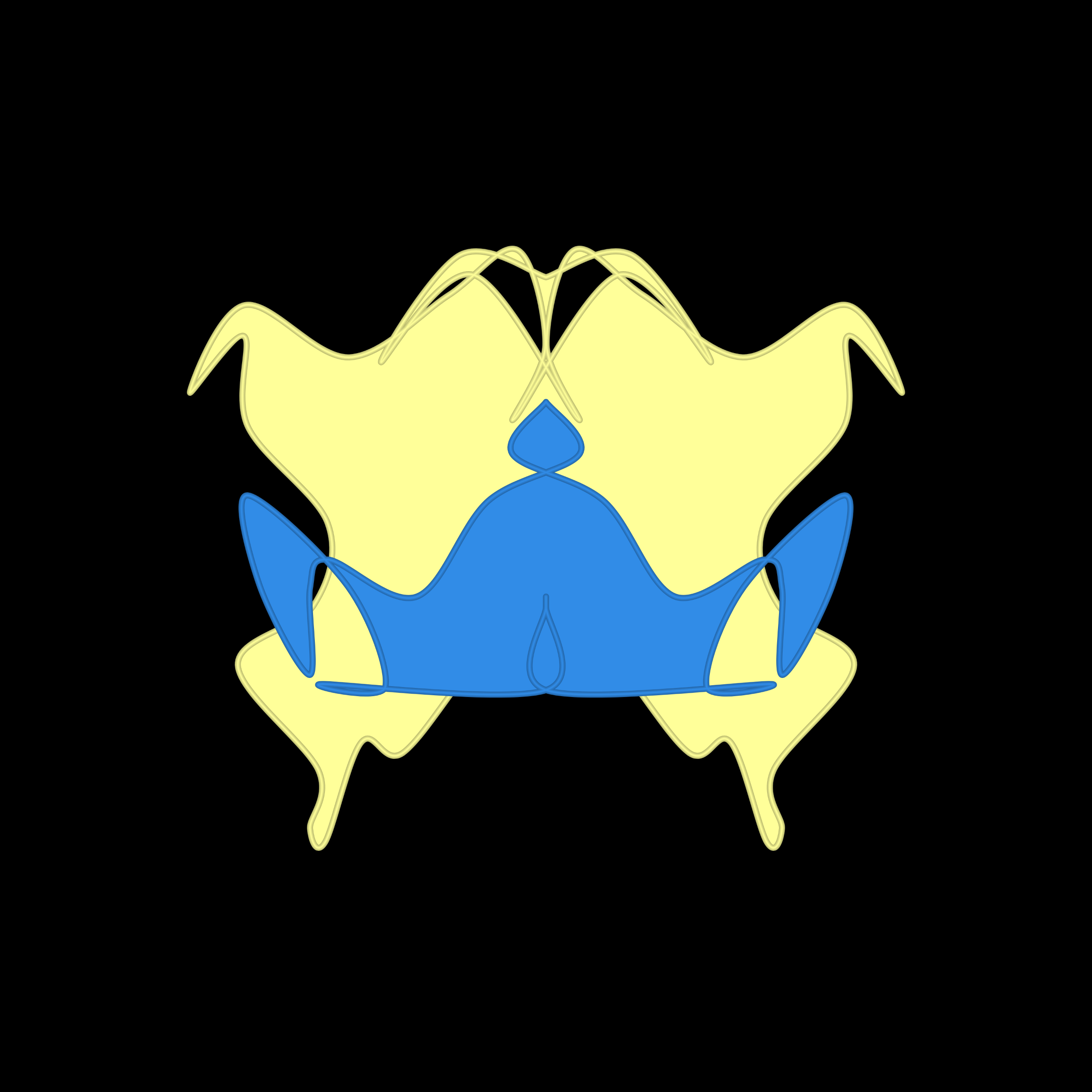 Art Blocks - Art Blocks v2 - Cryptoblots #981 - NFT # 3000981