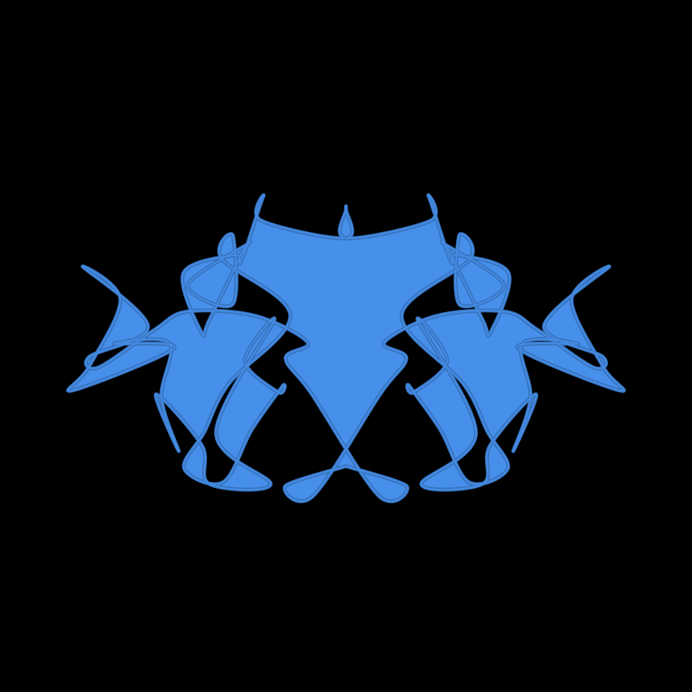 Art Blocks - Art Blocks v2 - Cryptoblots #985 - NFT # 3000985