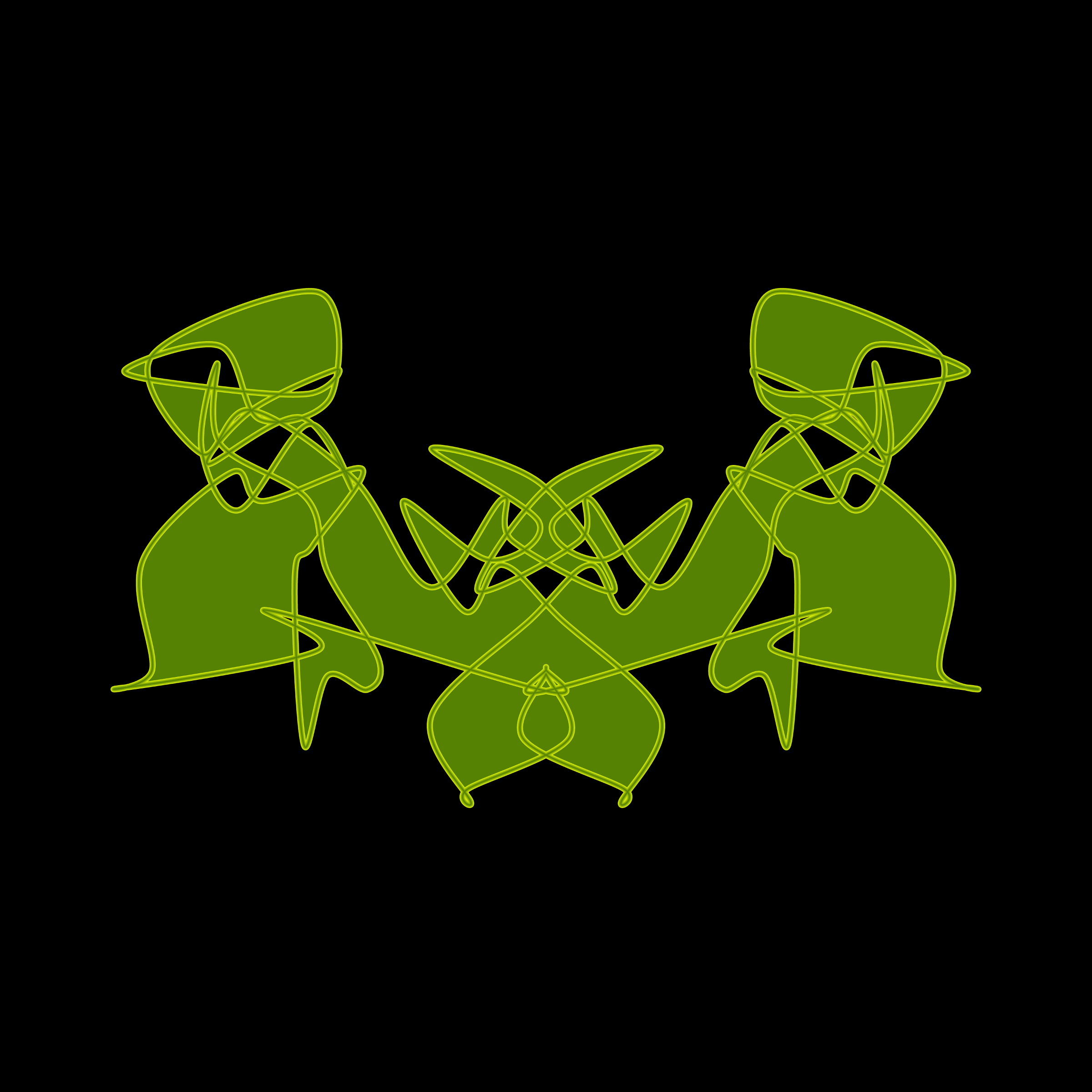 Art Blocks - Art Blocks v2 - Cryptoblots #986 - NFT # 3000986