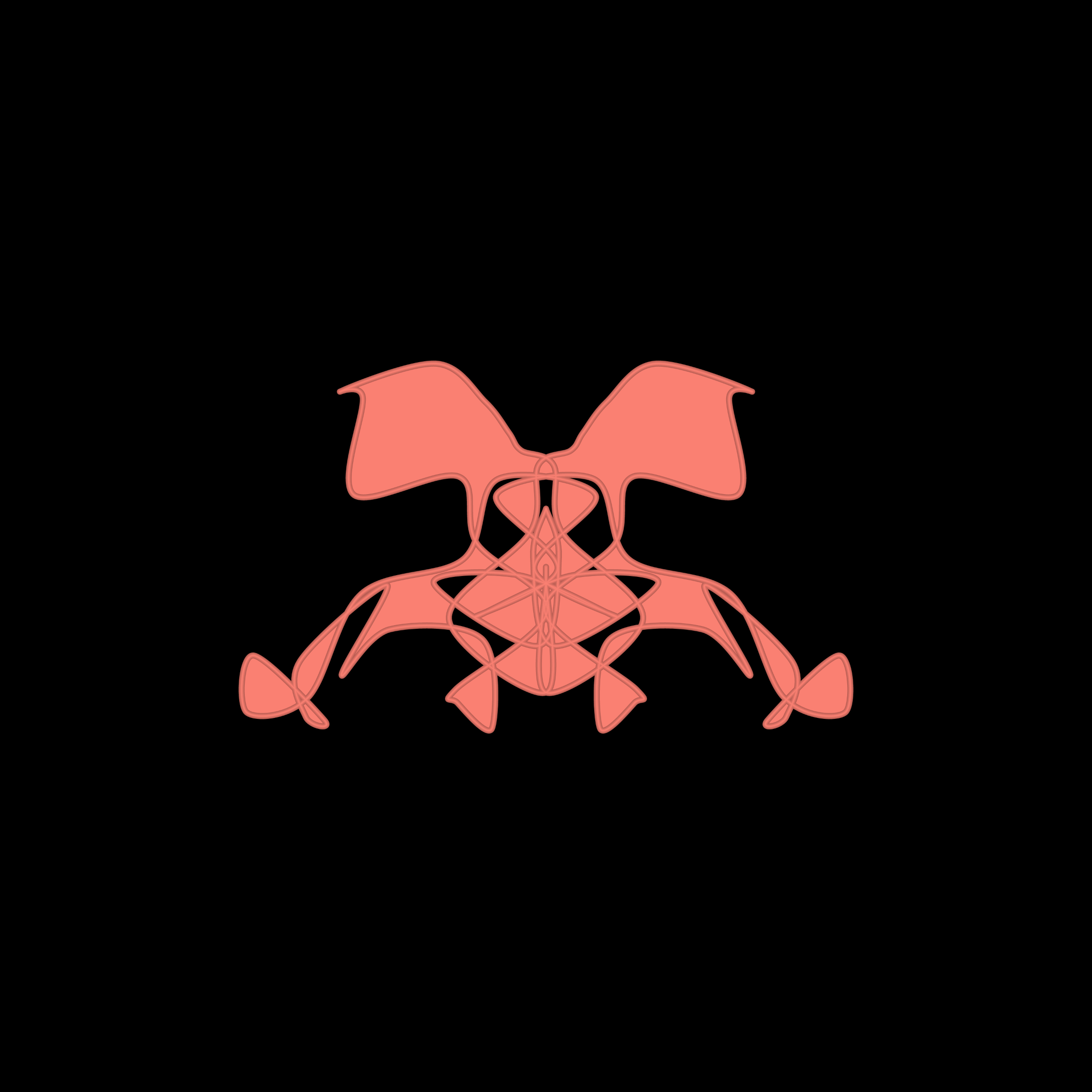 Art Blocks - Art Blocks v2 - Cryptoblots #989 - NFT # 3000989