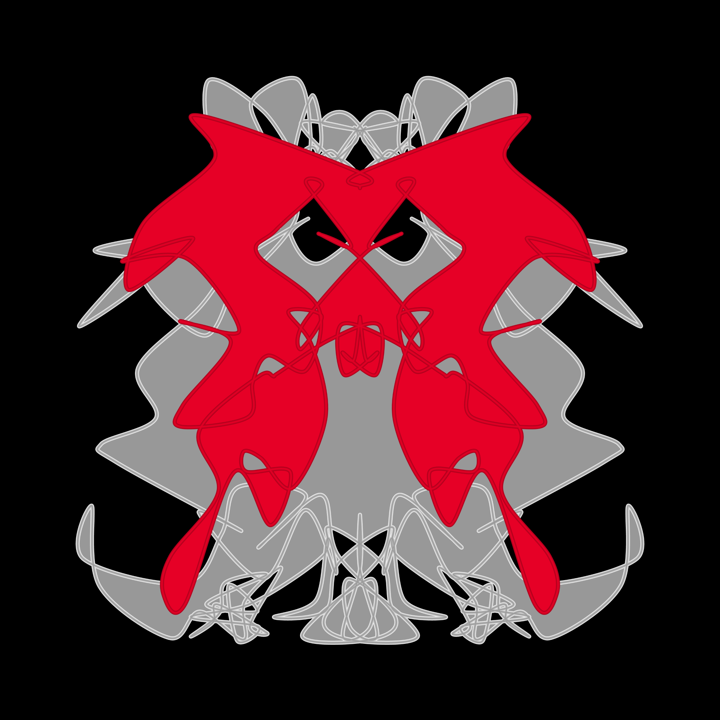 Art Blocks - Art Blocks v2 - Cryptoblots #1004 - NFT # 3001004