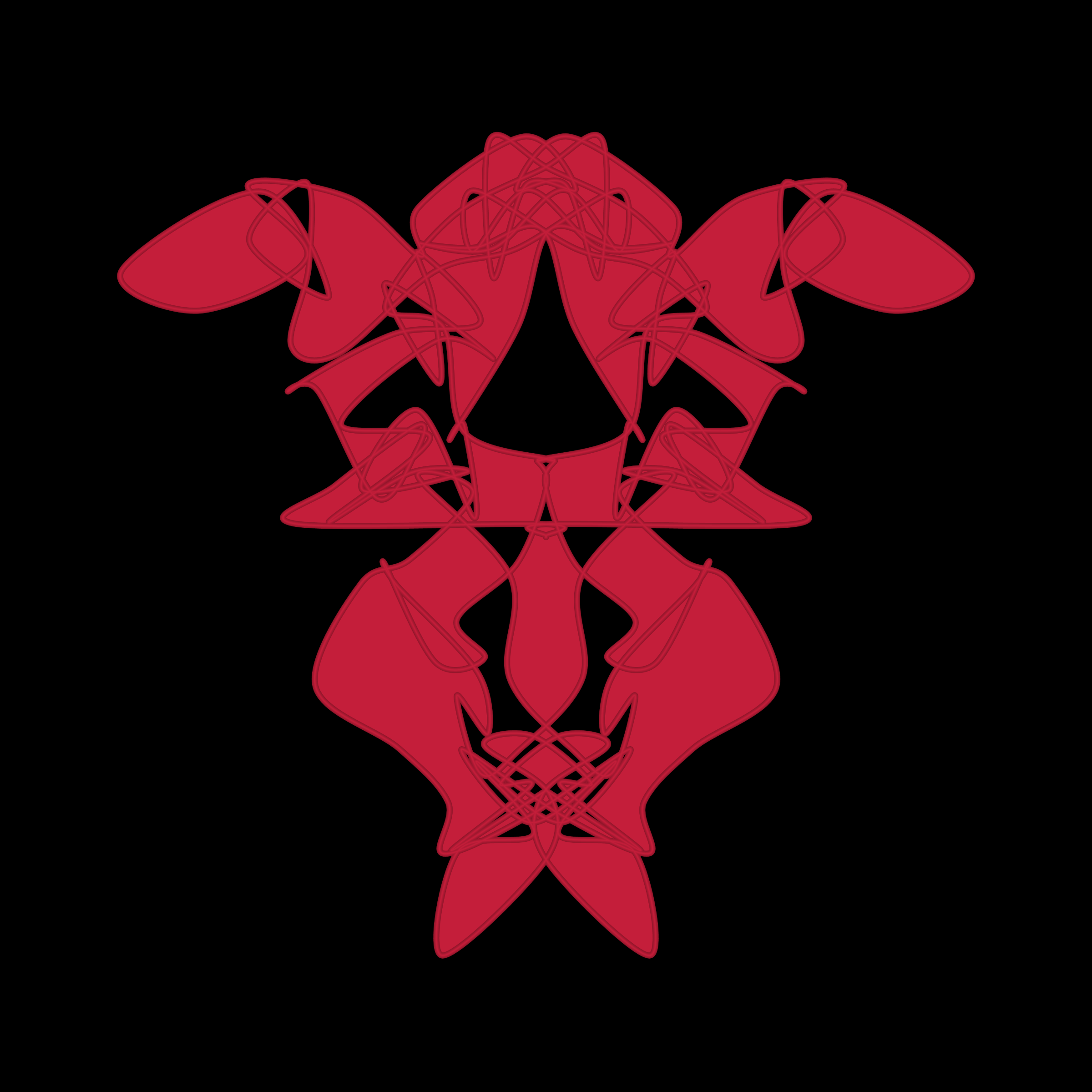 Art Blocks - Art Blocks v2 - Cryptoblots #1008 - NFT # 3001008