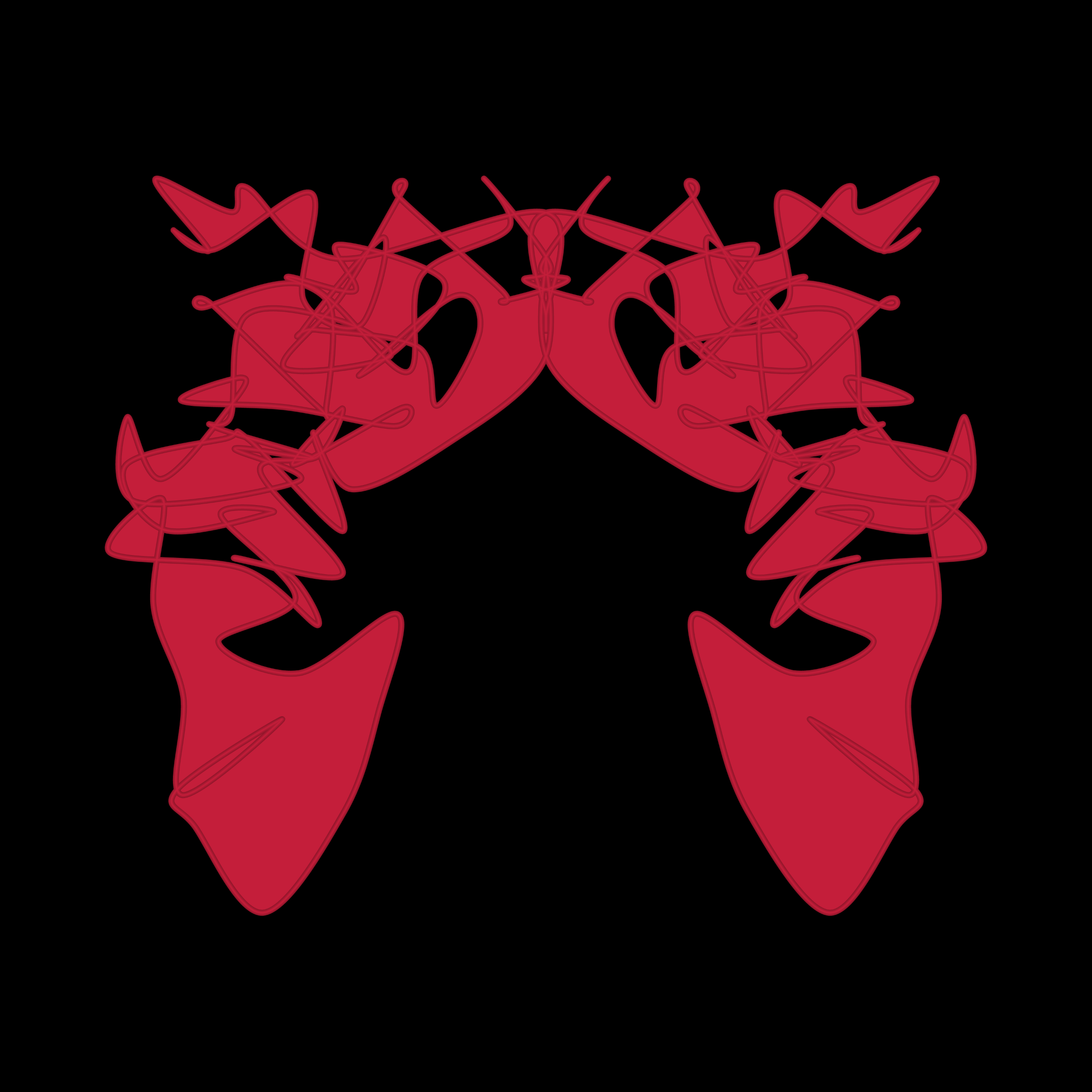 Art Blocks - Art Blocks v2 - Cryptoblots #1009 - NFT # 3001009