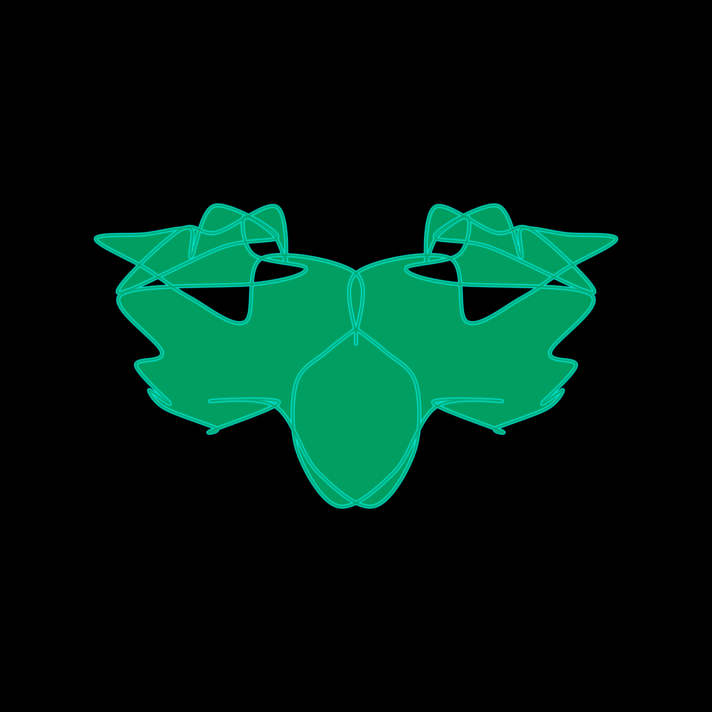 Art Blocks - Art Blocks v2 - Cryptoblots #1010 - NFT # 3001010