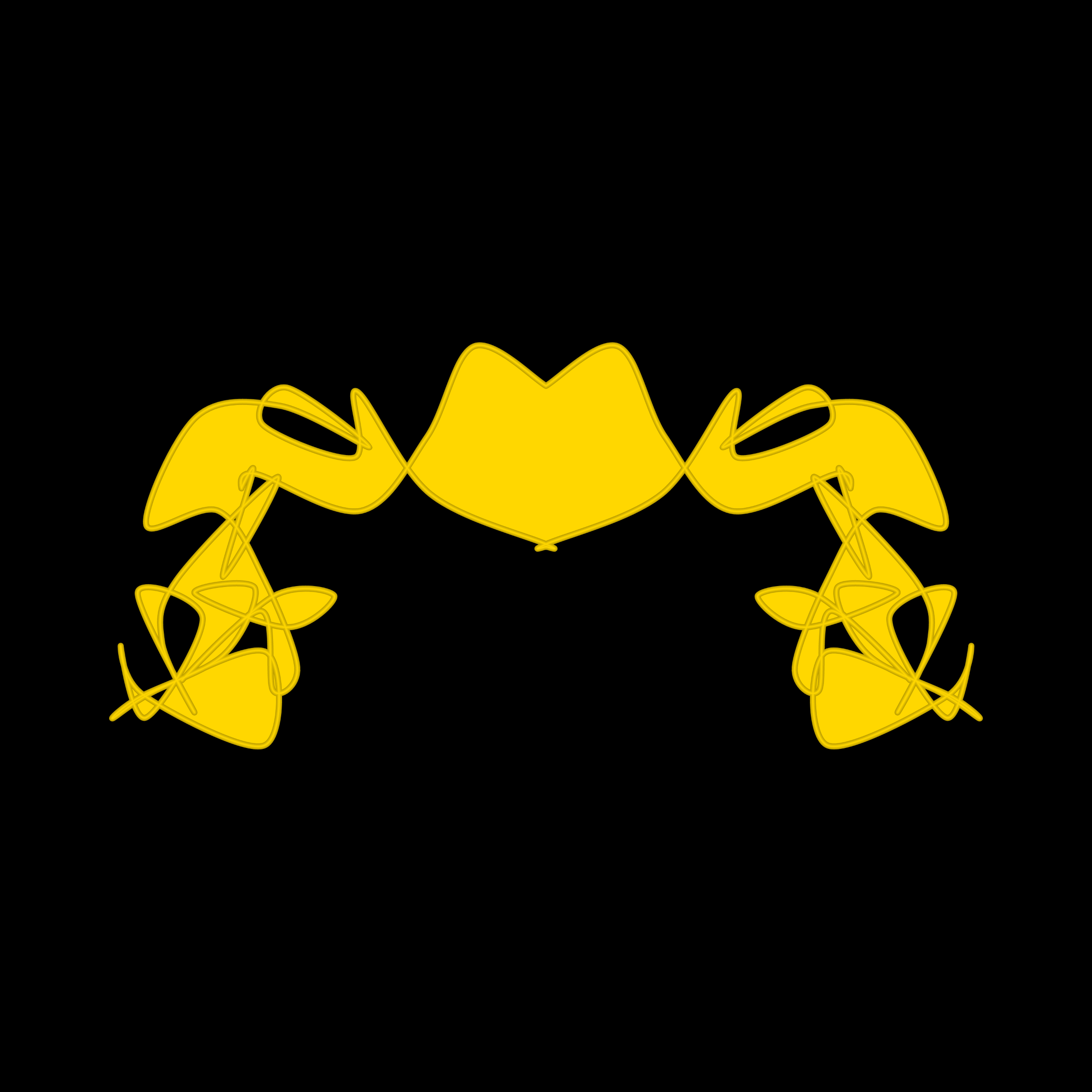 Art Blocks - Art Blocks v2 - Cryptoblots #1016 - NFT # 3001016