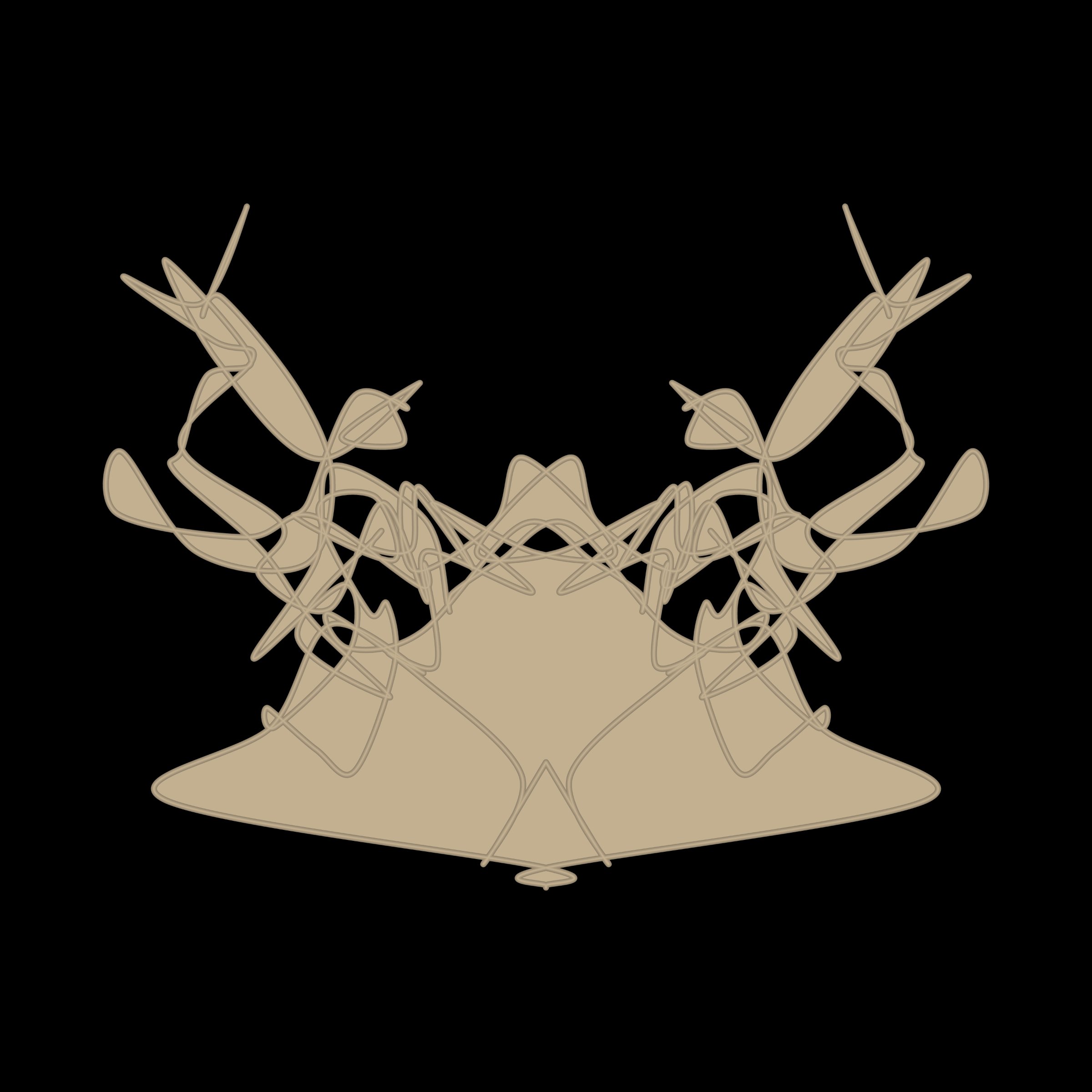 Art Blocks - Art Blocks v2 - Cryptoblots #1020 - NFT # 3001020