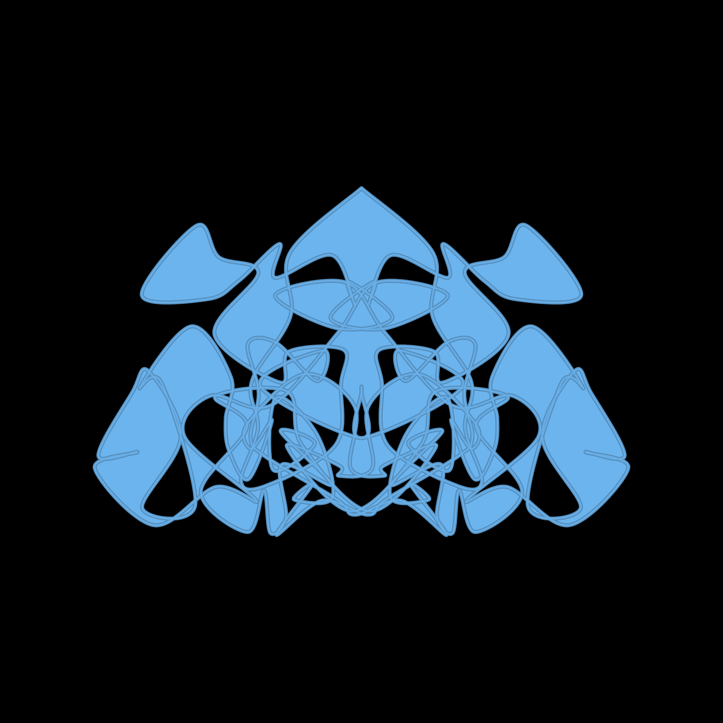 Art Blocks - Art Blocks v2 - Cryptoblots #1022 - NFT # 3001022