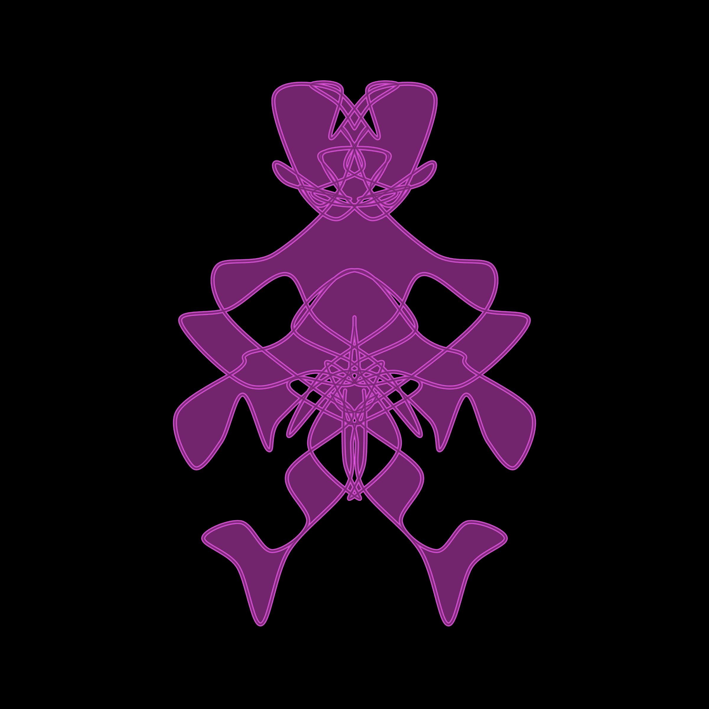 Art Blocks - Art Blocks v2 - Cryptoblots #1023 - NFT # 3001023