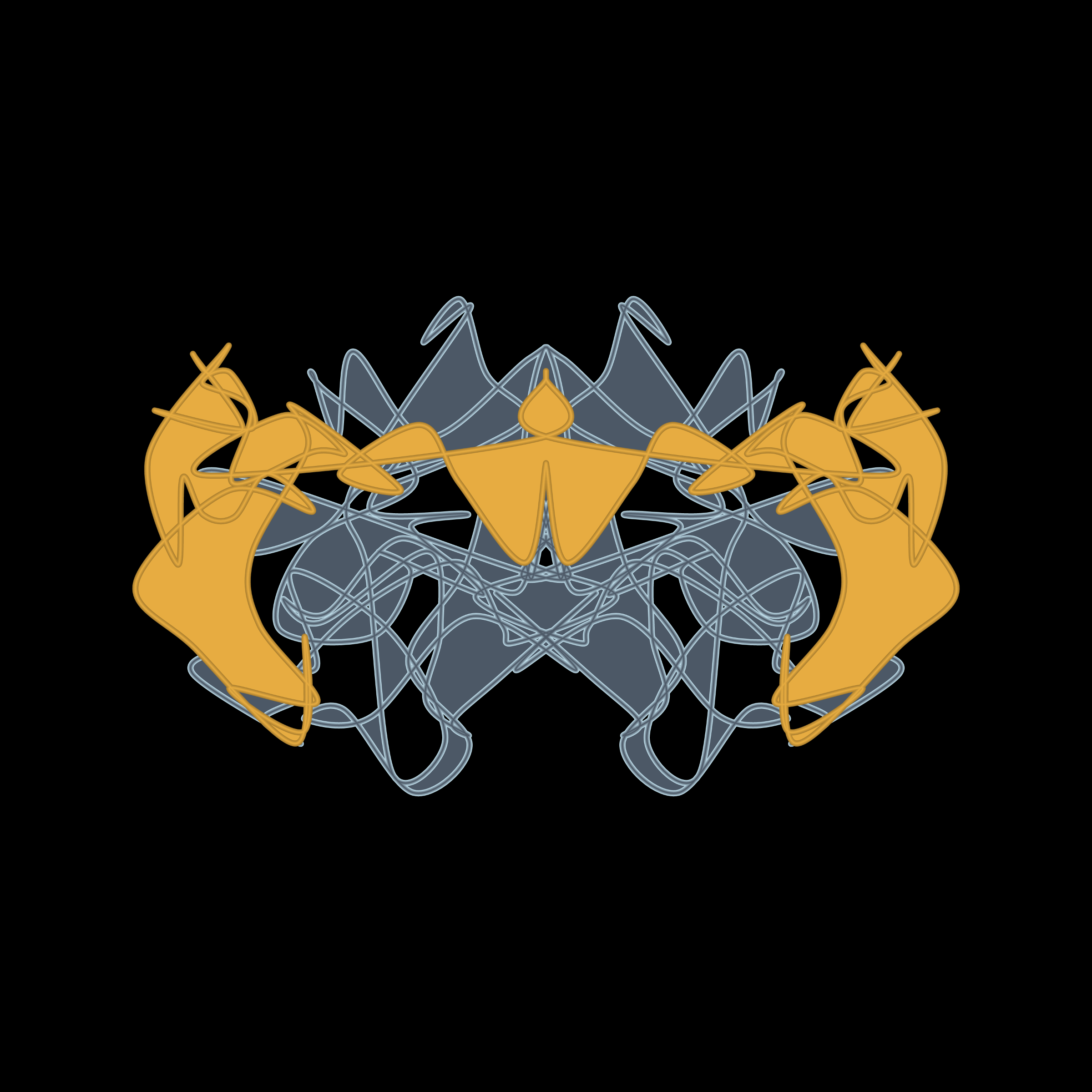 Art Blocks - Art Blocks v2 - Cryptoblots #1025 - NFT # 3001025