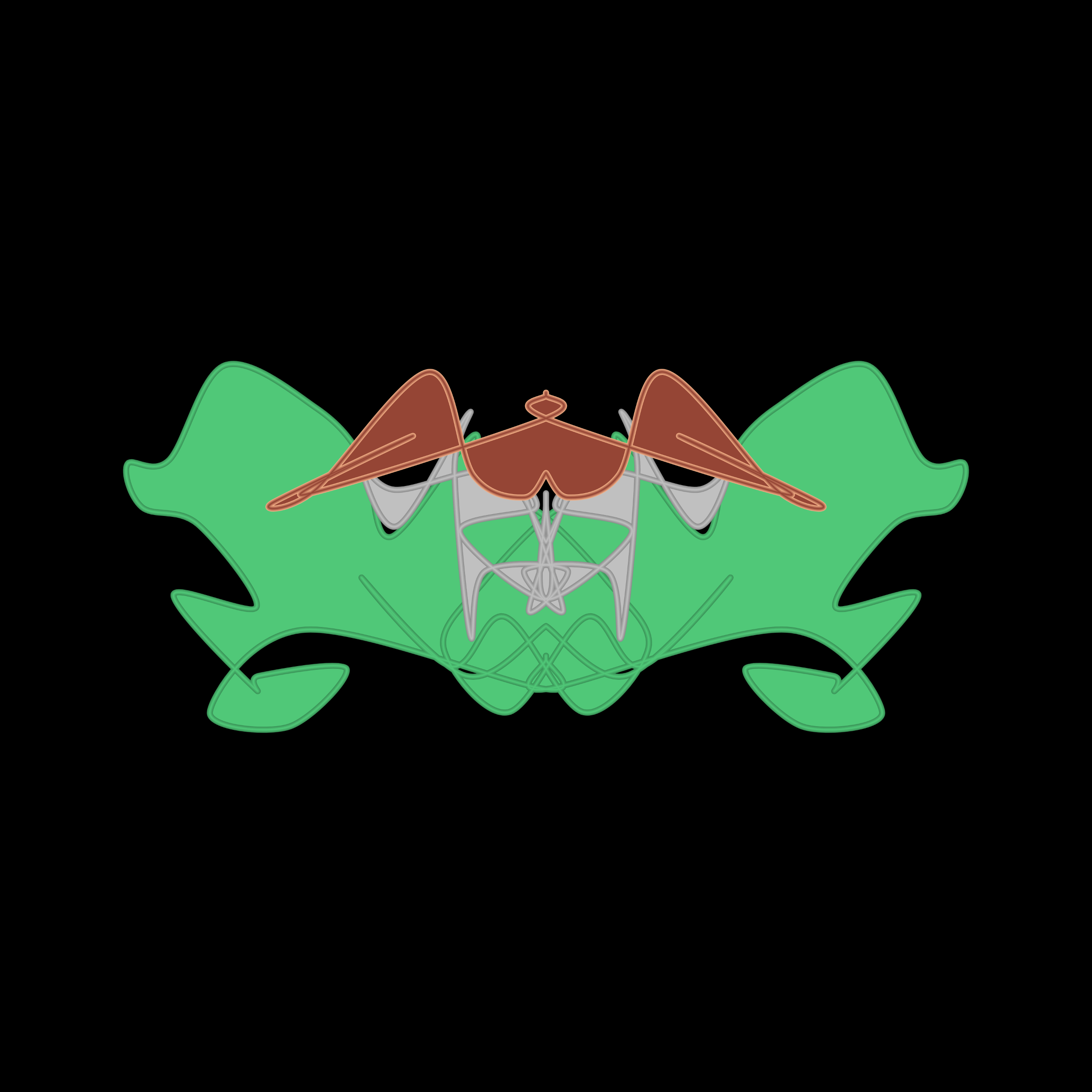 Art Blocks - Art Blocks v2 - Cryptoblots #1026 - NFT # 3001026