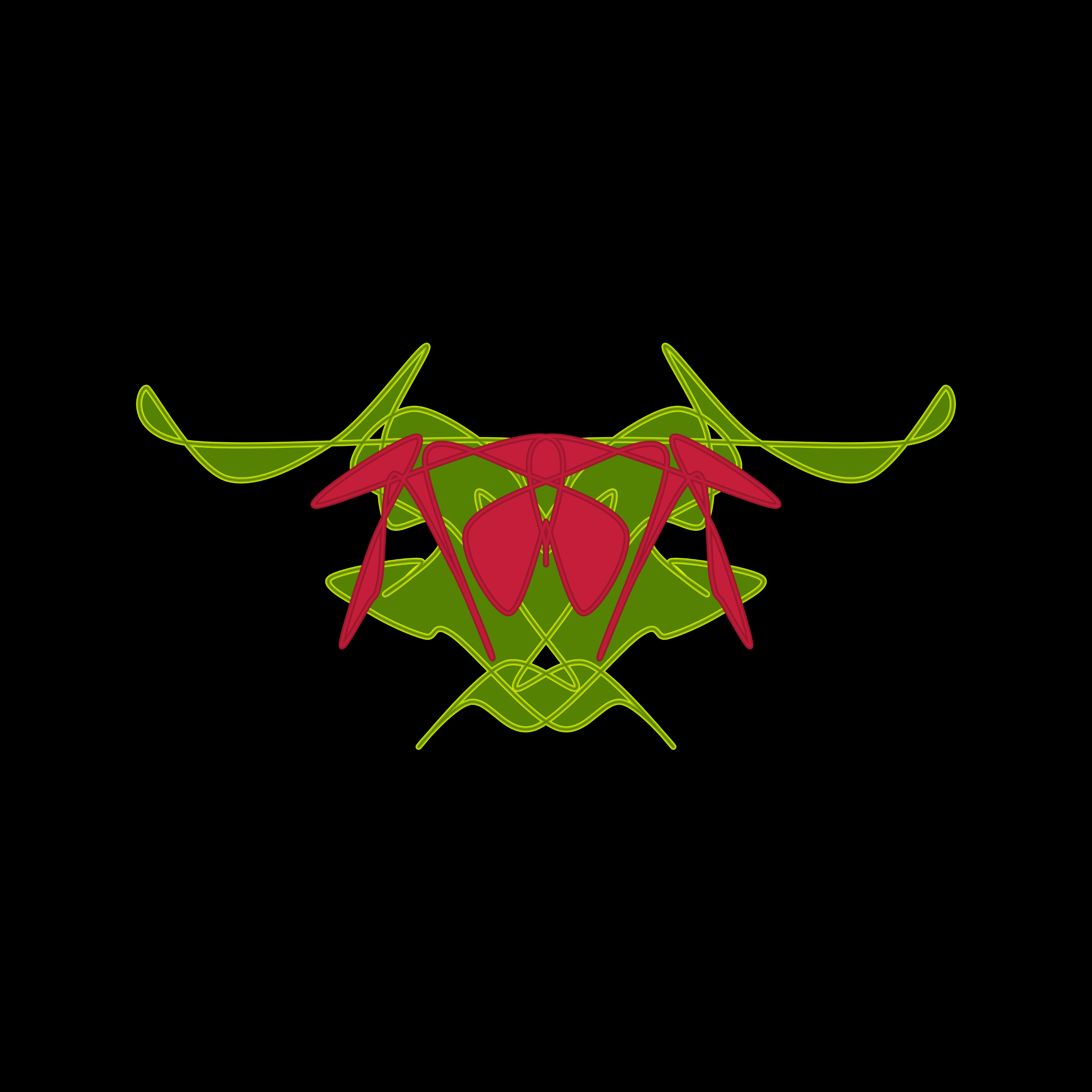 Art Blocks - Art Blocks v2 - Cryptoblots #1032 - NFT # 3001032