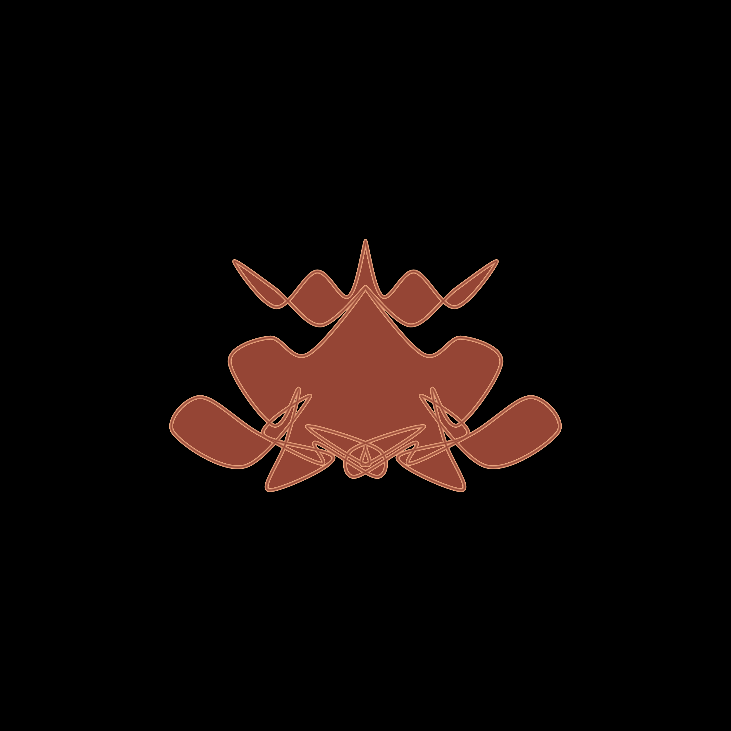 Art Blocks - Art Blocks v2 - Cryptoblots #1033 - NFT # 3001033