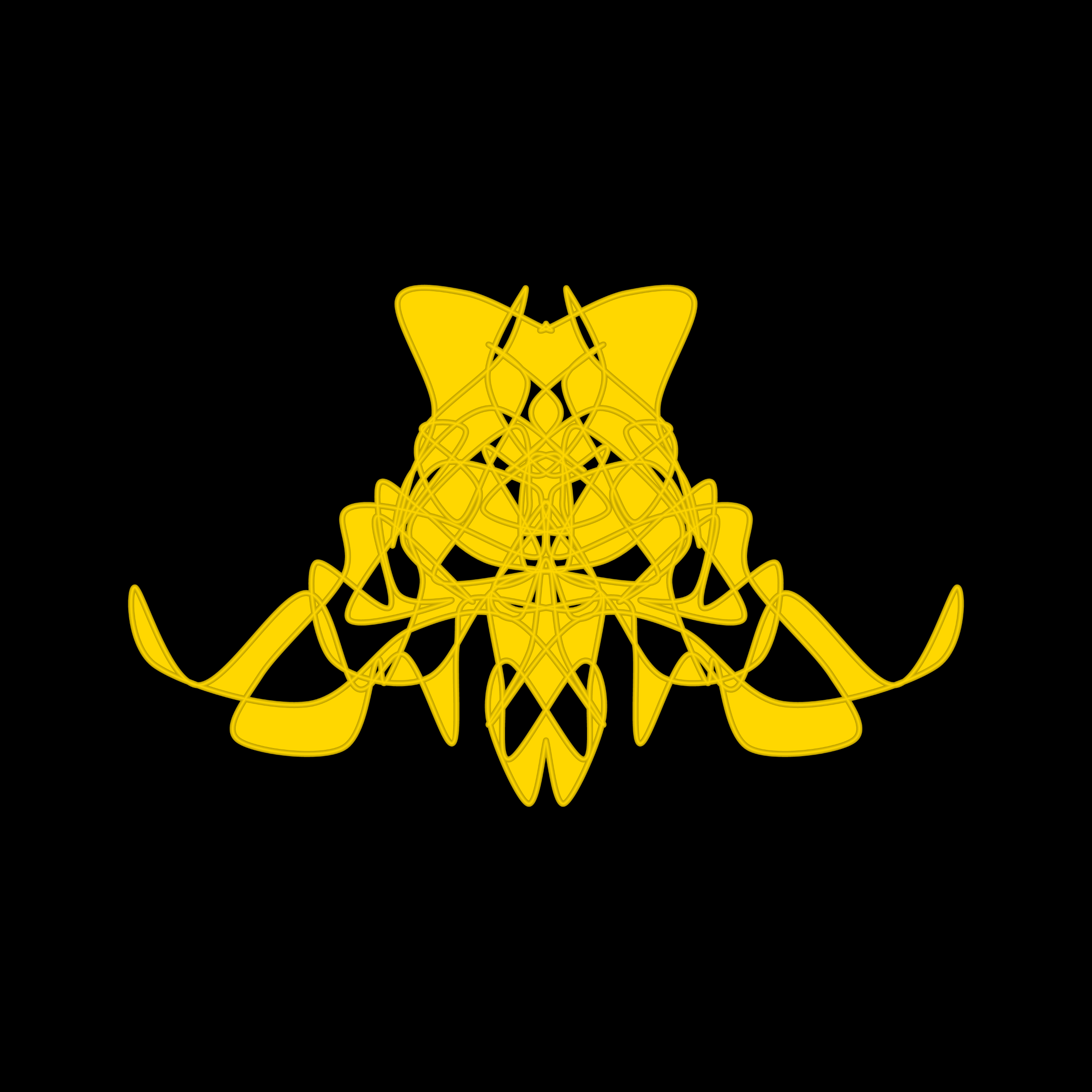 Art Blocks - Art Blocks v2 - Cryptoblots #1040 - NFT # 3001040