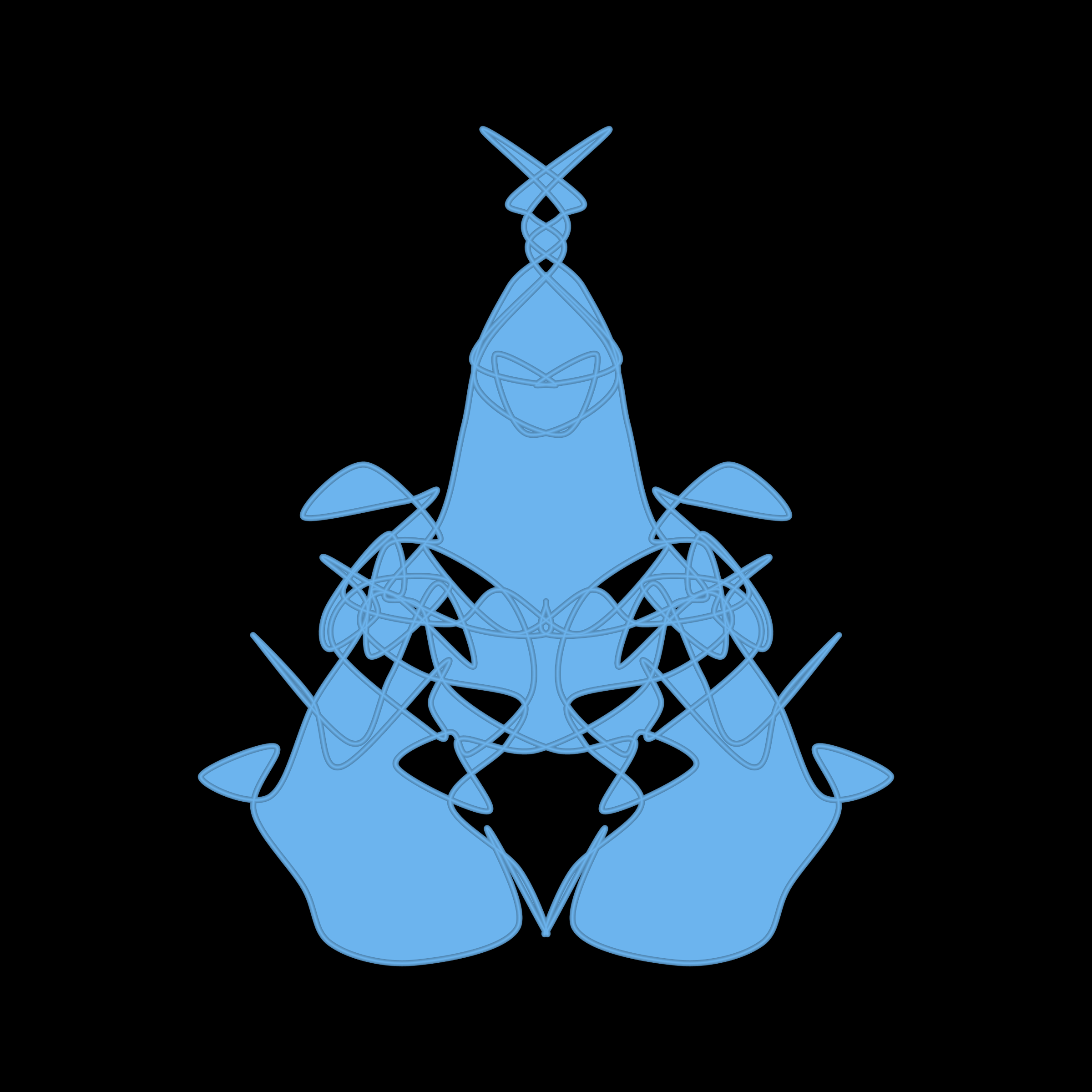 Art Blocks - Art Blocks v2 - Cryptoblots #1042 - NFT # 3001042