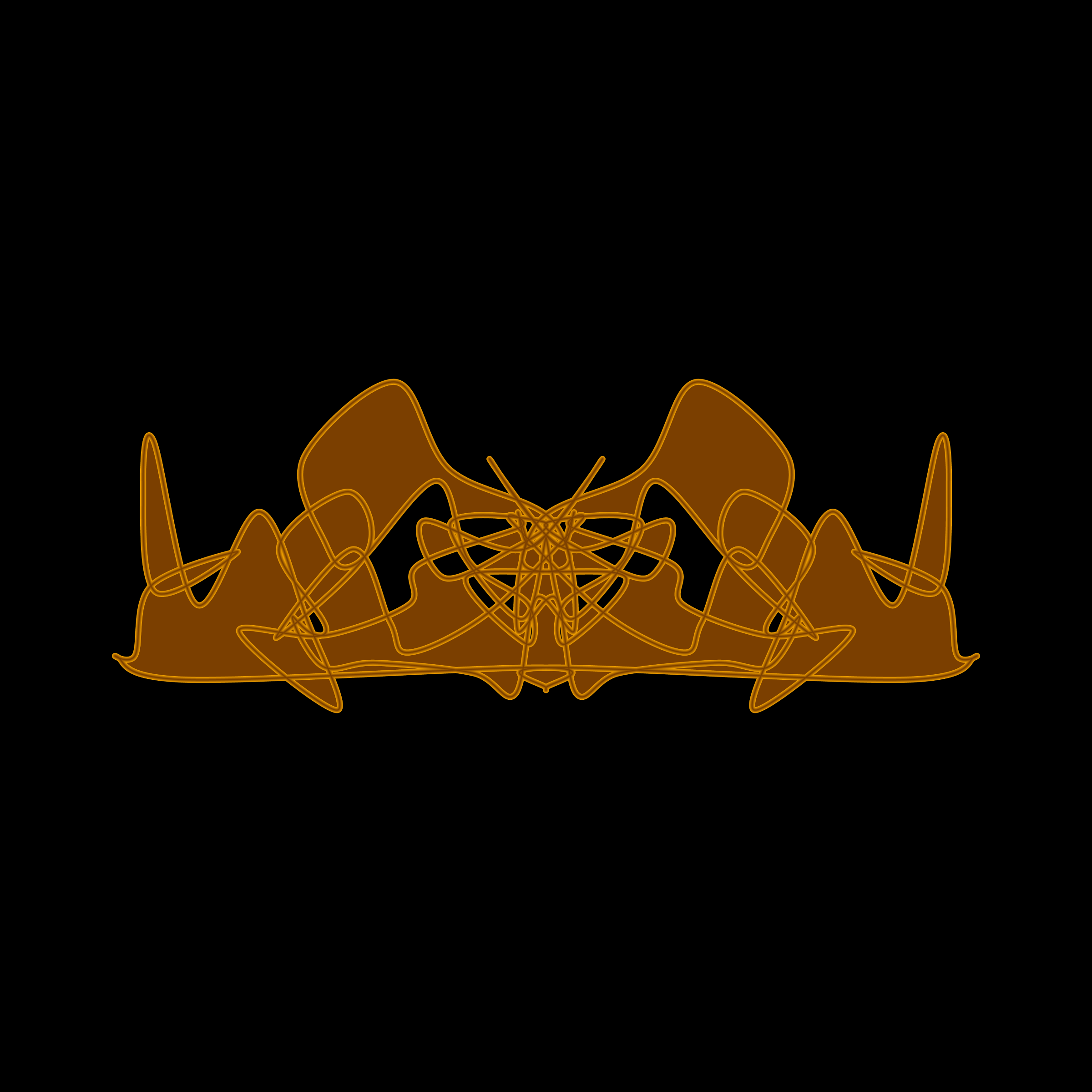 Art Blocks - Art Blocks v2 - Cryptoblots #1043 - NFT # 3001043