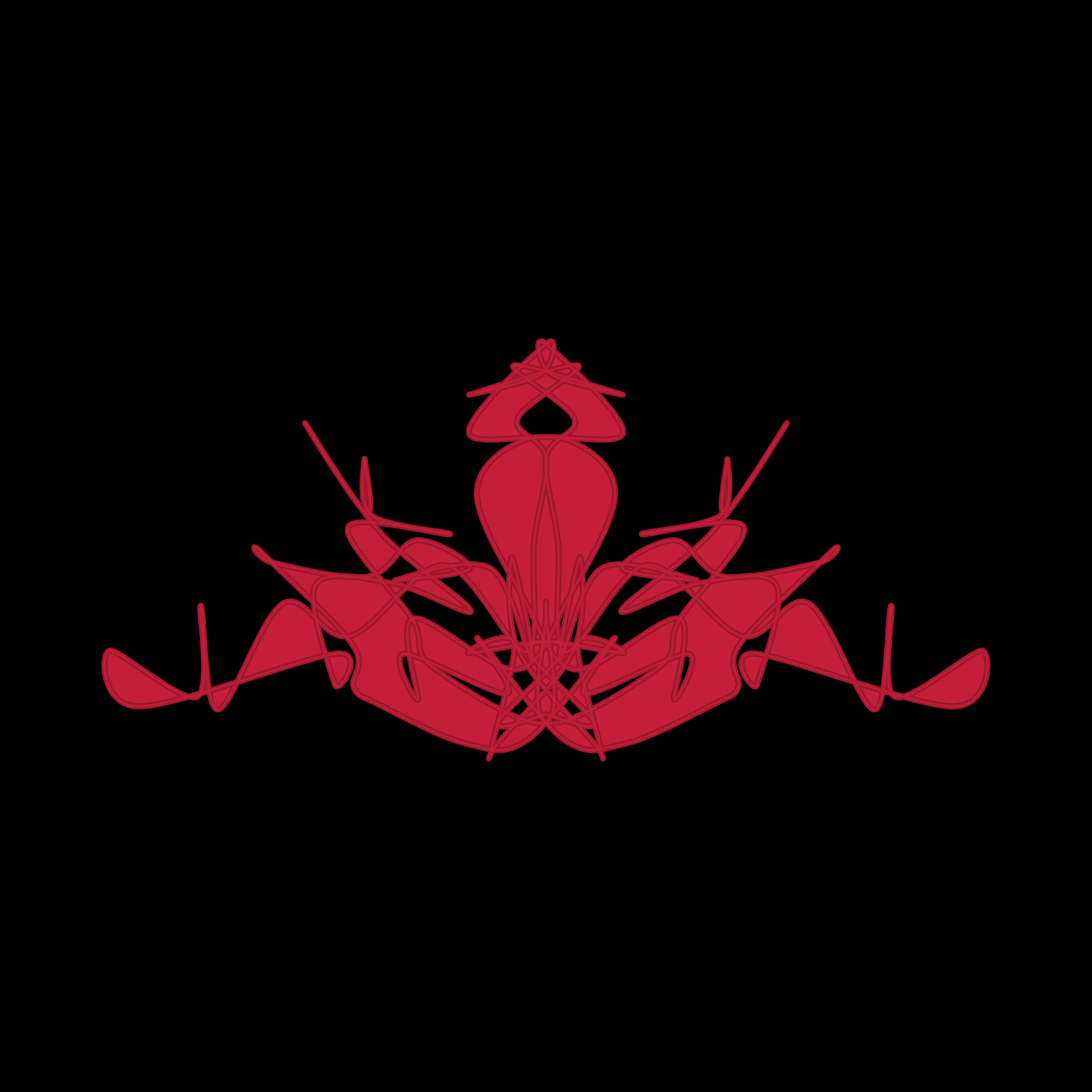 Art Blocks - Art Blocks v2 - Cryptoblots #1045 - NFT # 3001045