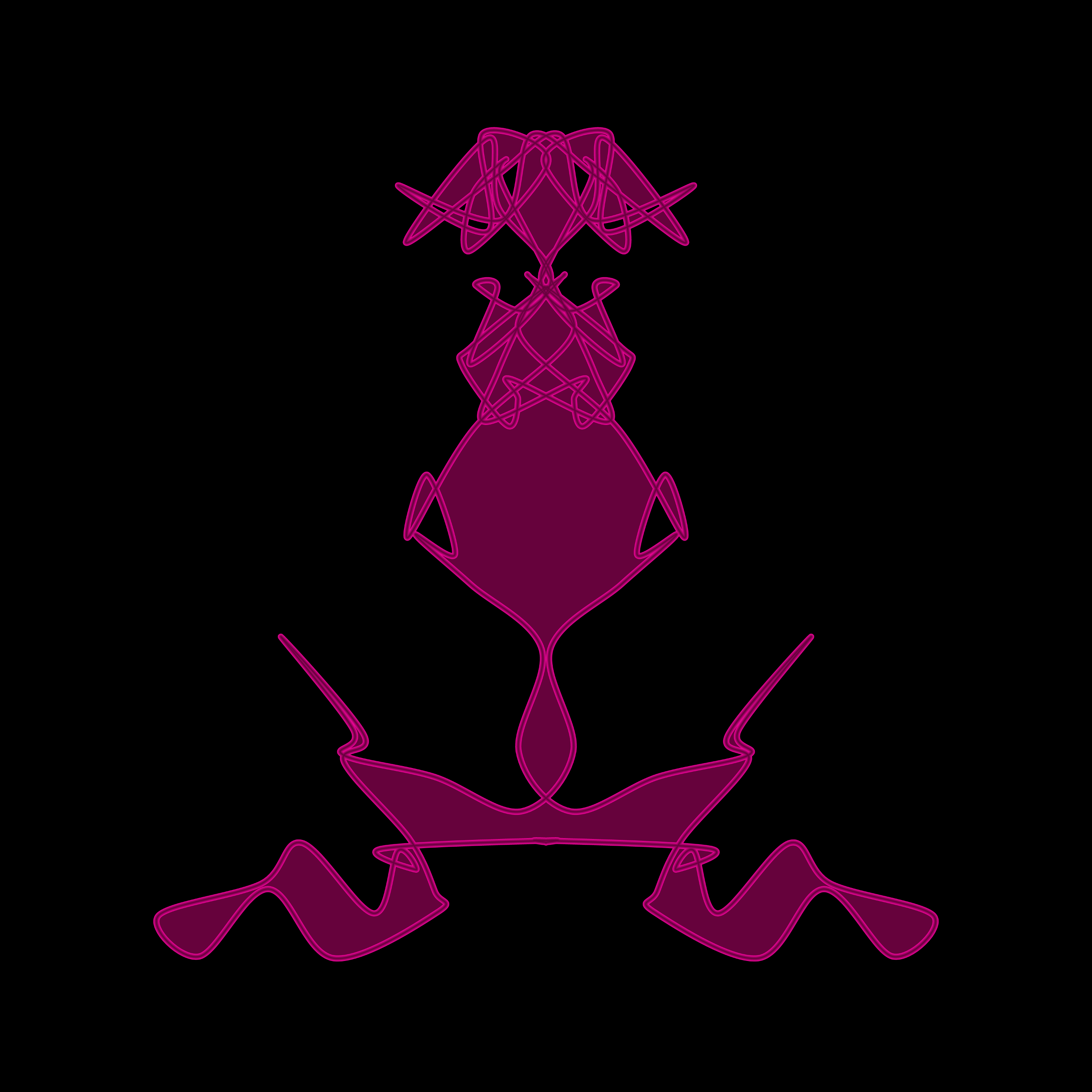 Art Blocks - Art Blocks v2 - Cryptoblots #1046 - NFT # 3001046