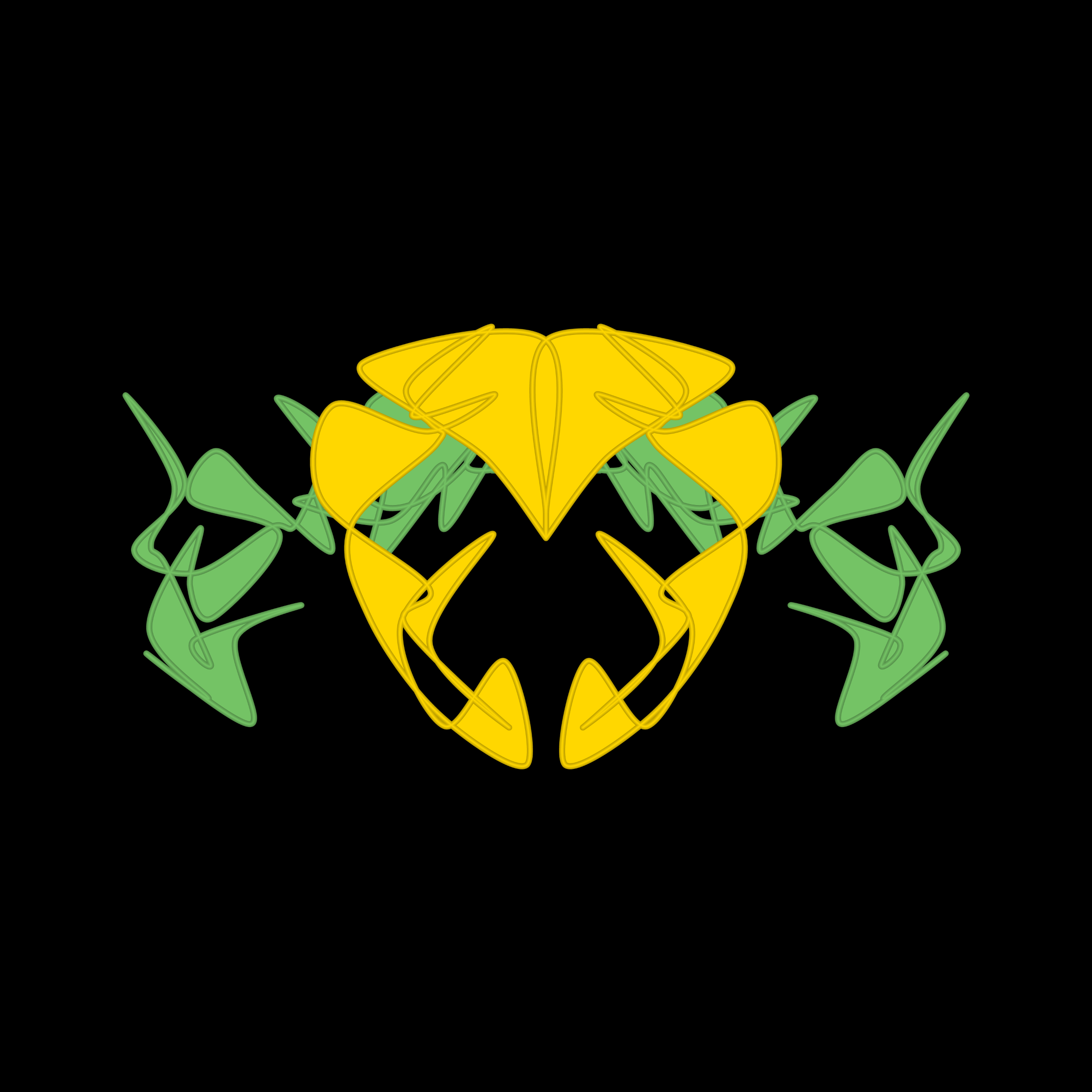 Art Blocks - Art Blocks v2 - Cryptoblots #1049 - NFT # 3001049