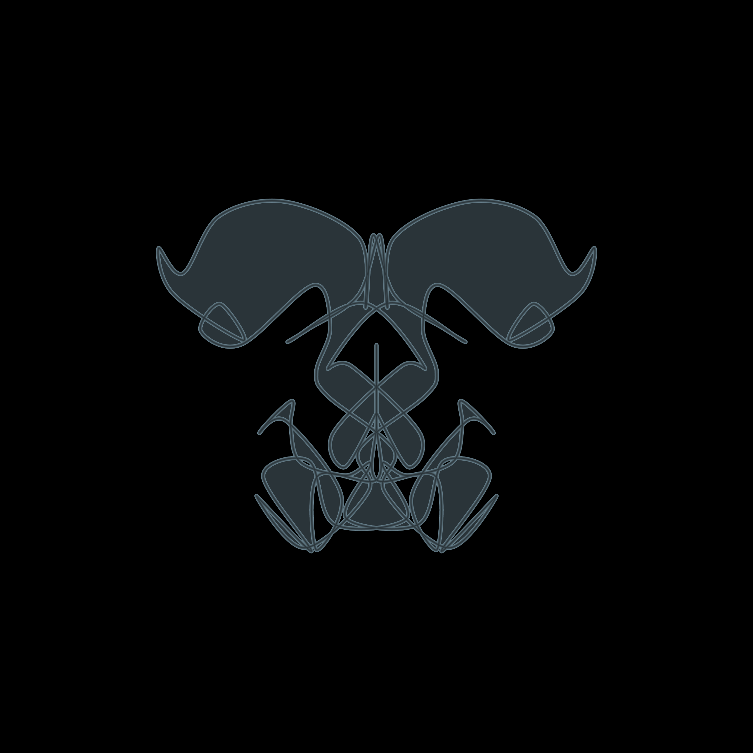 Art Blocks - Art Blocks v2 - Cryptoblots #1053 - NFT # 3001053