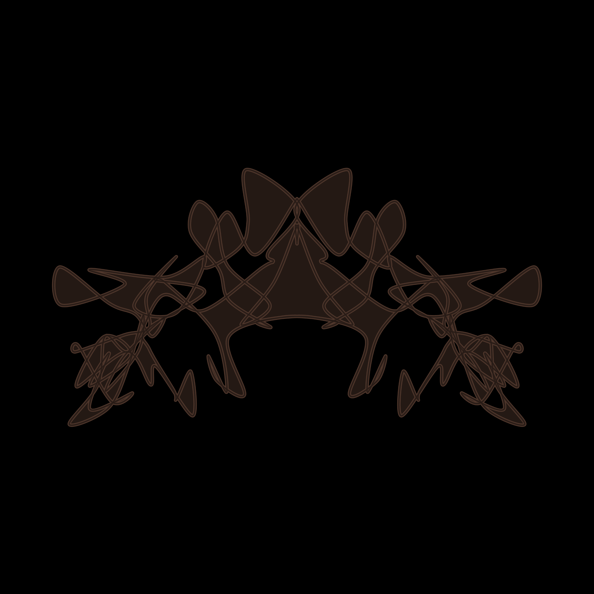 Art Blocks - Art Blocks v2 - Cryptoblots #1054 - NFT # 3001054