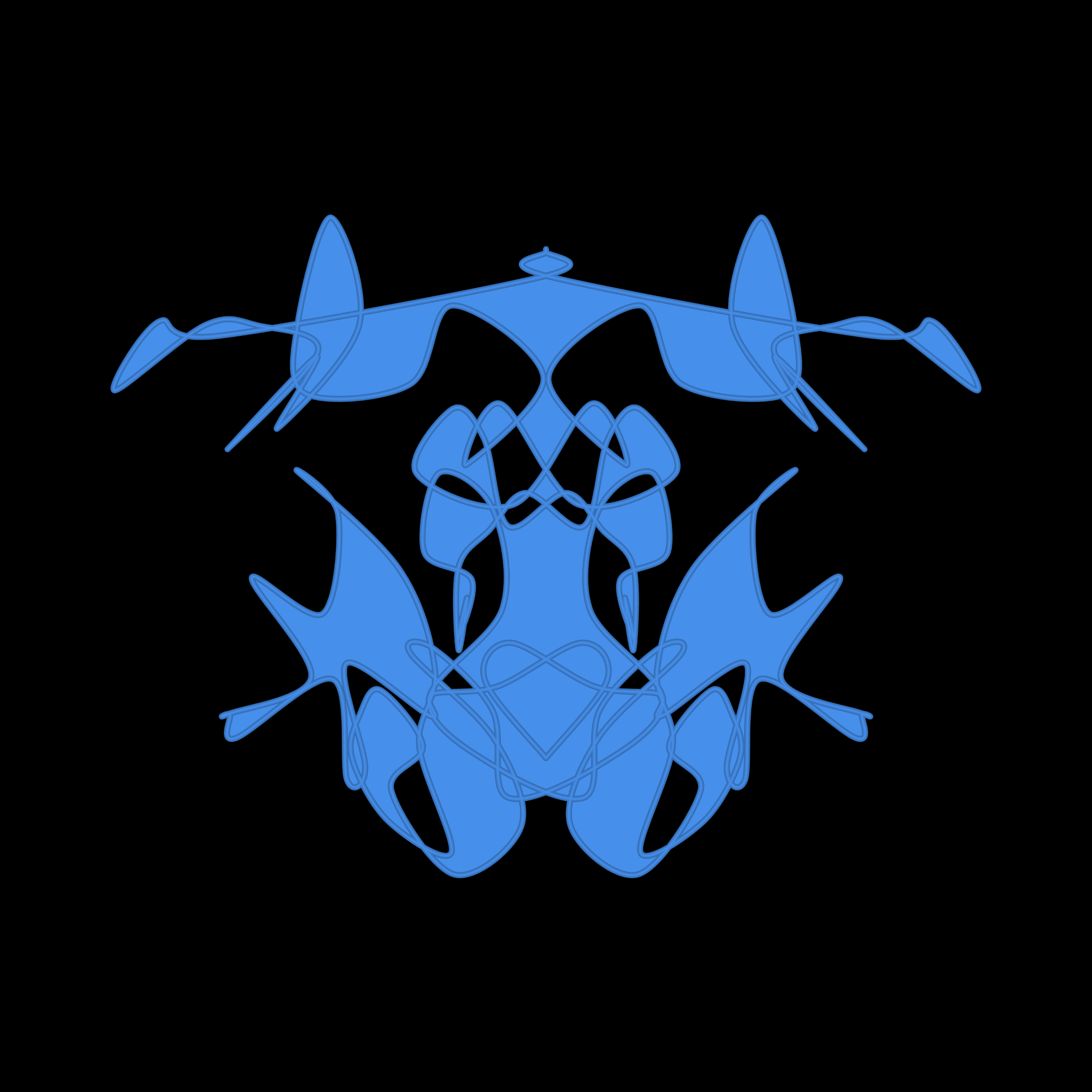 Art Blocks - Art Blocks v2 - Cryptoblots #1057 - NFT # 3001057