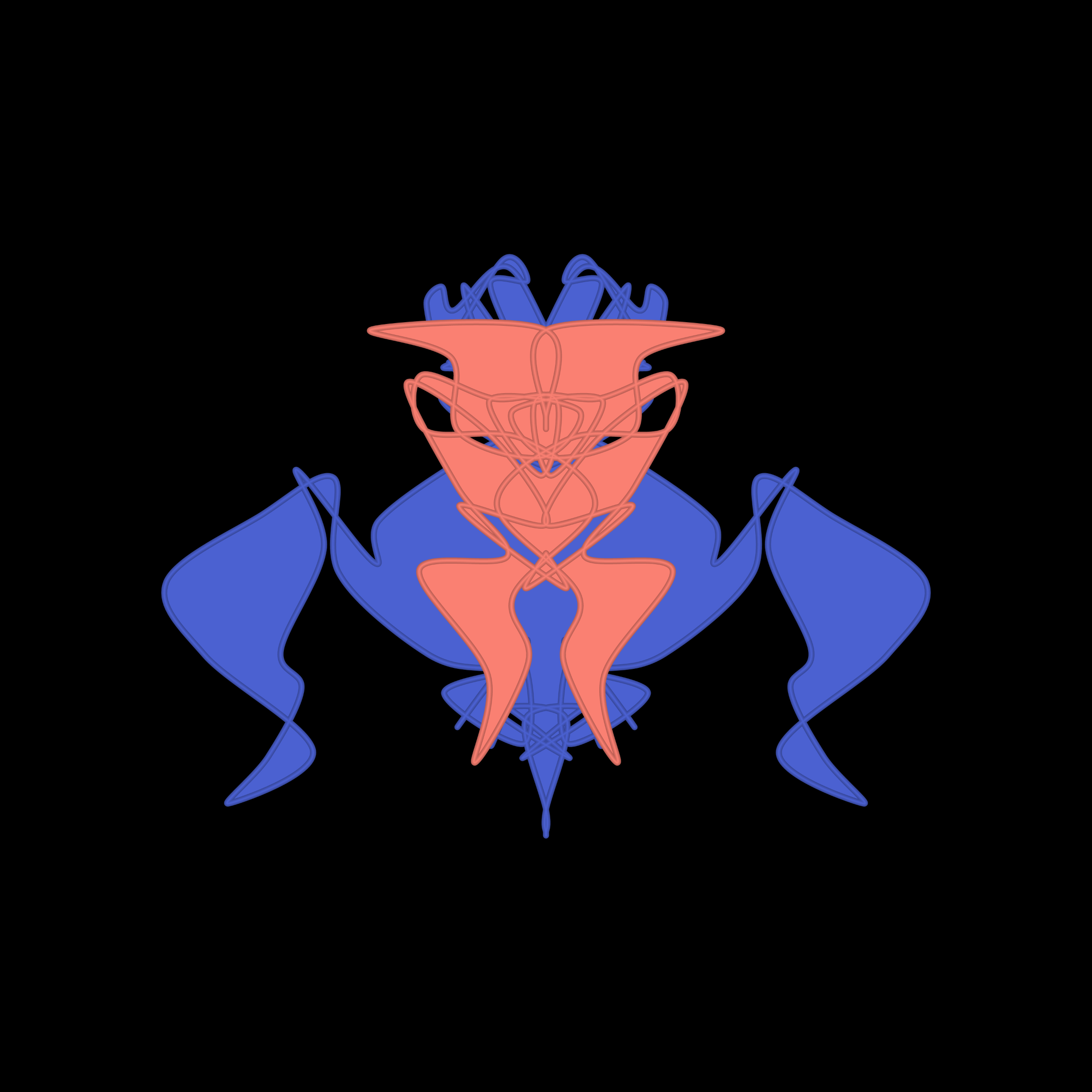 Art Blocks - Art Blocks v2 - Cryptoblots #1065 - NFT # 3001065