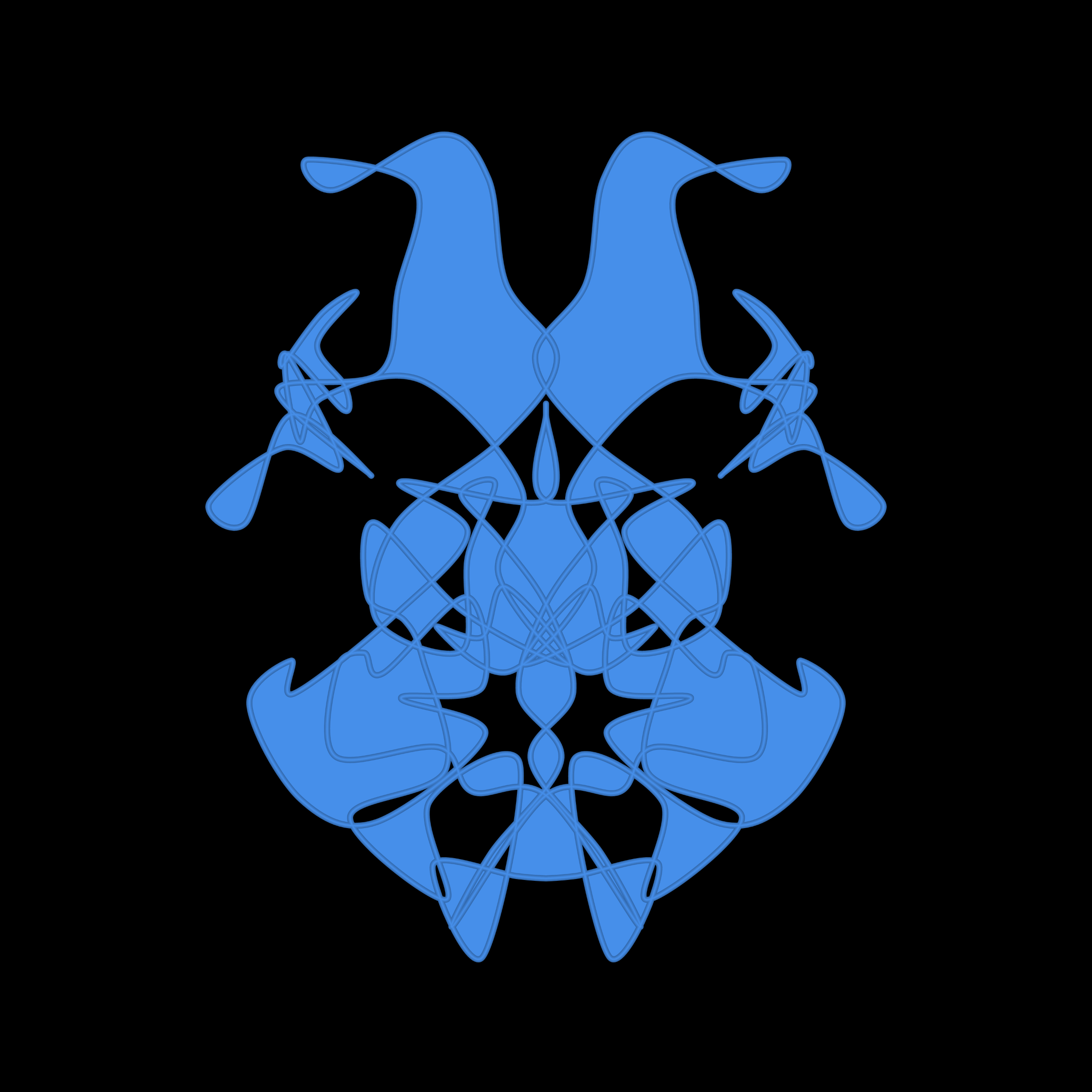 Art Blocks - Art Blocks v2 - Cryptoblots #1066 - NFT # 3001066