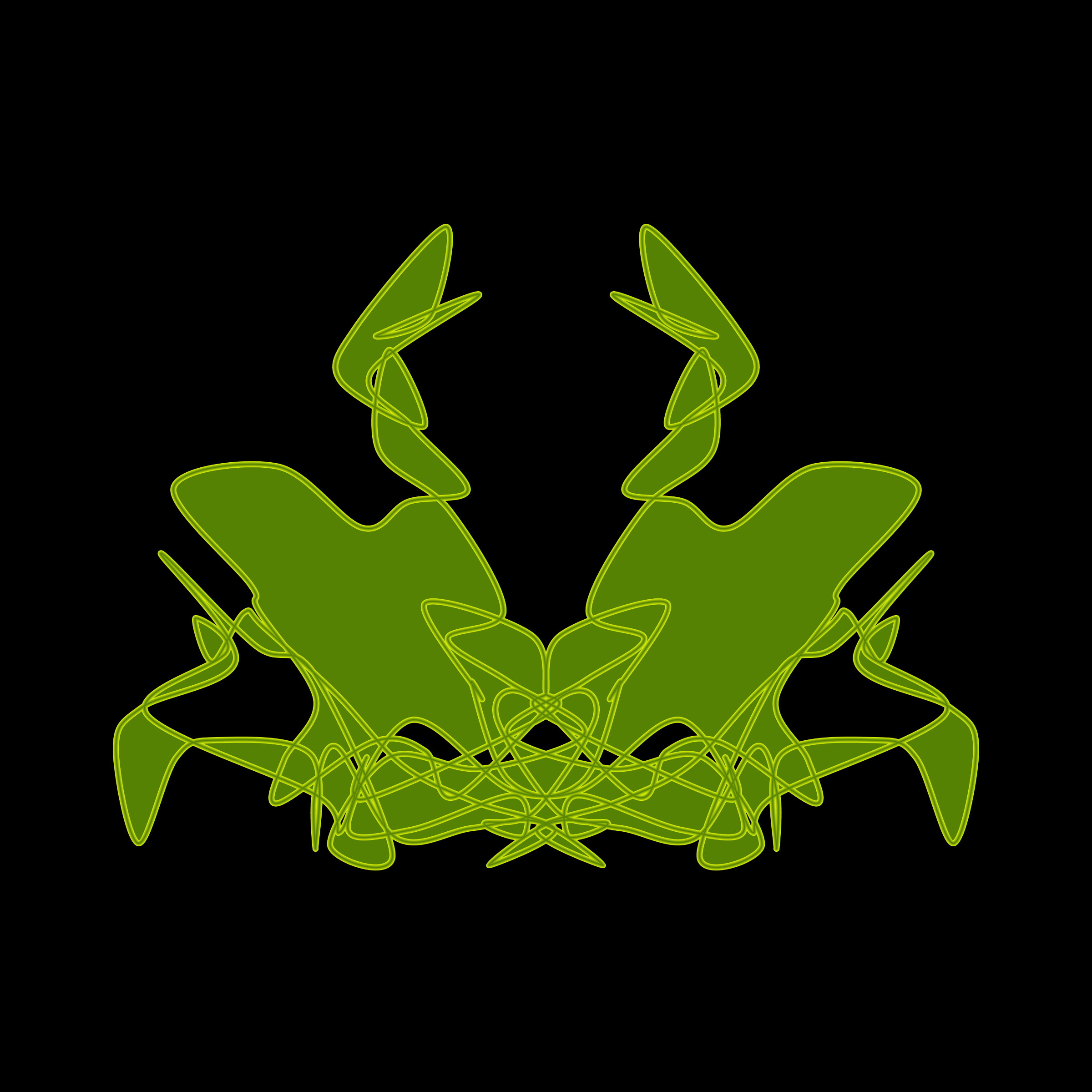 Art Blocks - Art Blocks v2 - Cryptoblots #1068 - NFT # 3001068