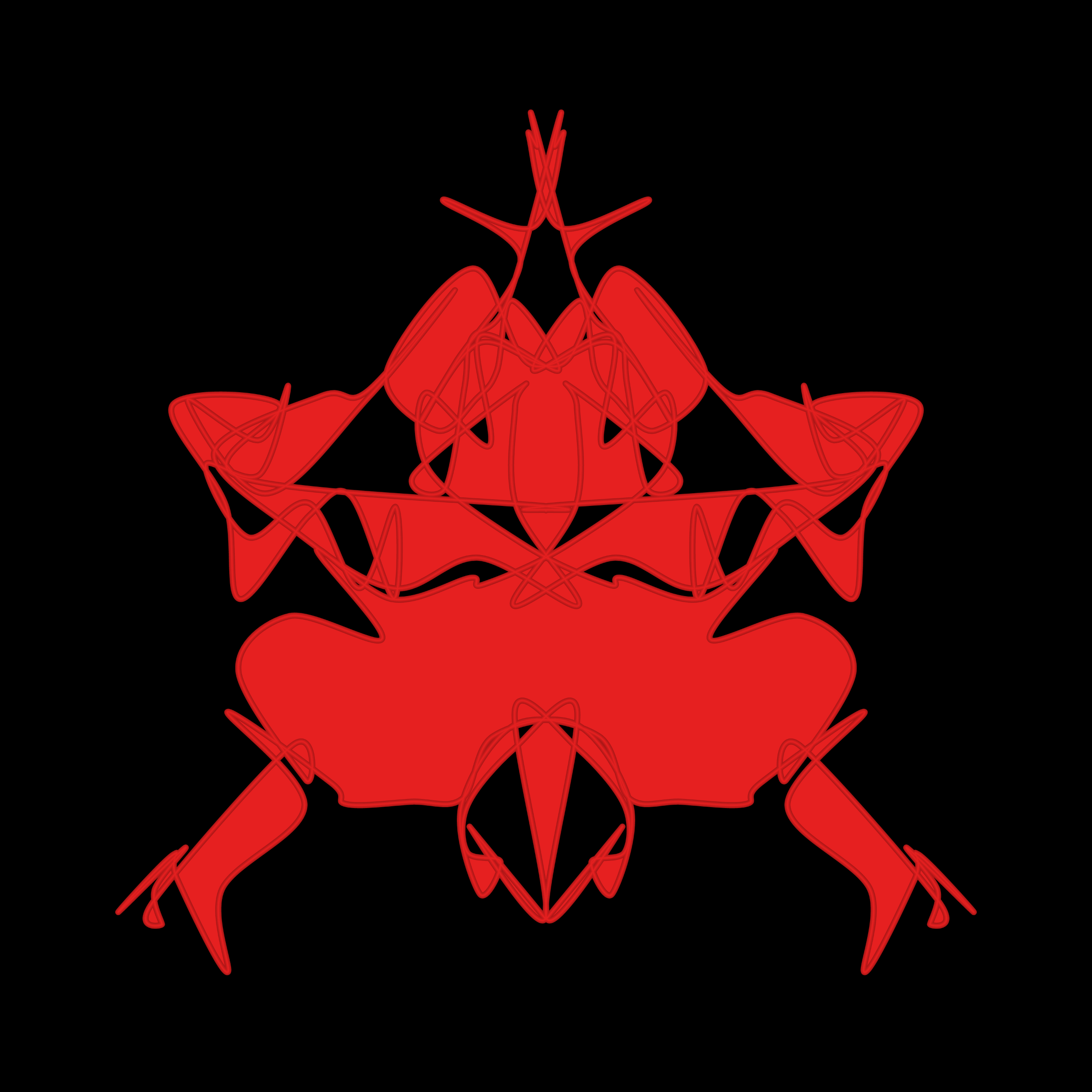 Art Blocks - Art Blocks v2 - Cryptoblots #1074 - NFT # 3001074