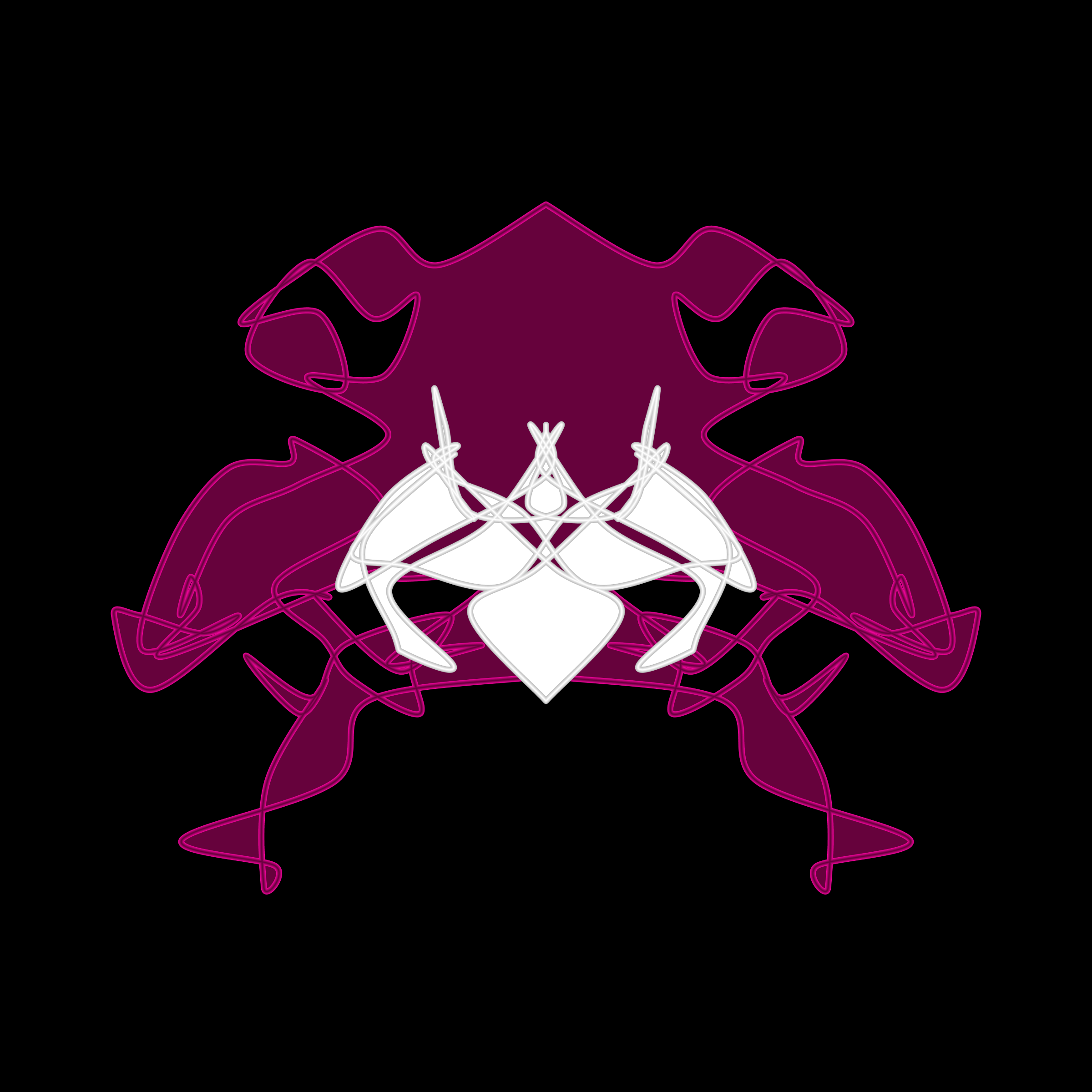 Art Blocks - Art Blocks v2 - Cryptoblots #1075 - NFT # 3001075