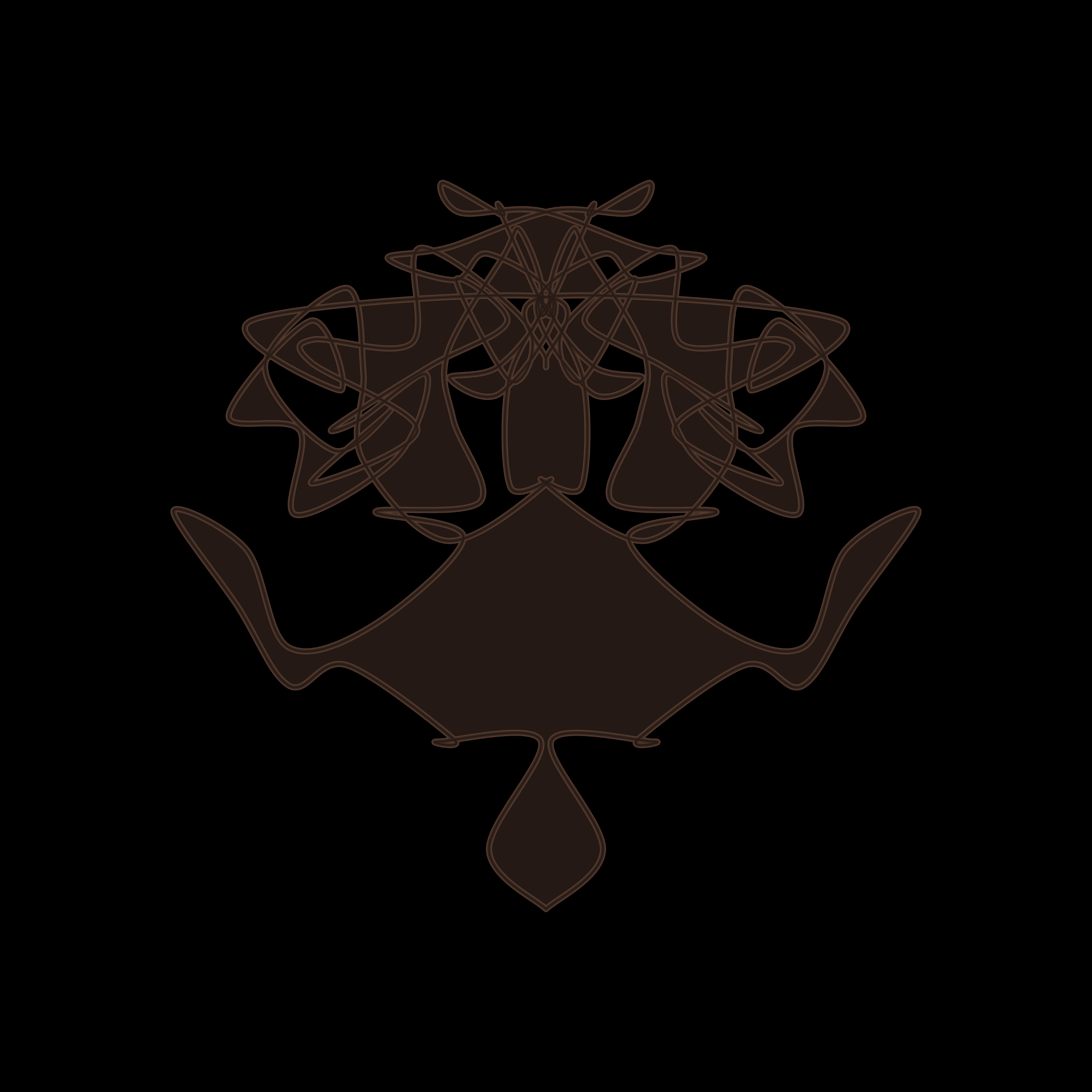 Art Blocks - Art Blocks v2 - Cryptoblots #1076 - NFT # 3001076