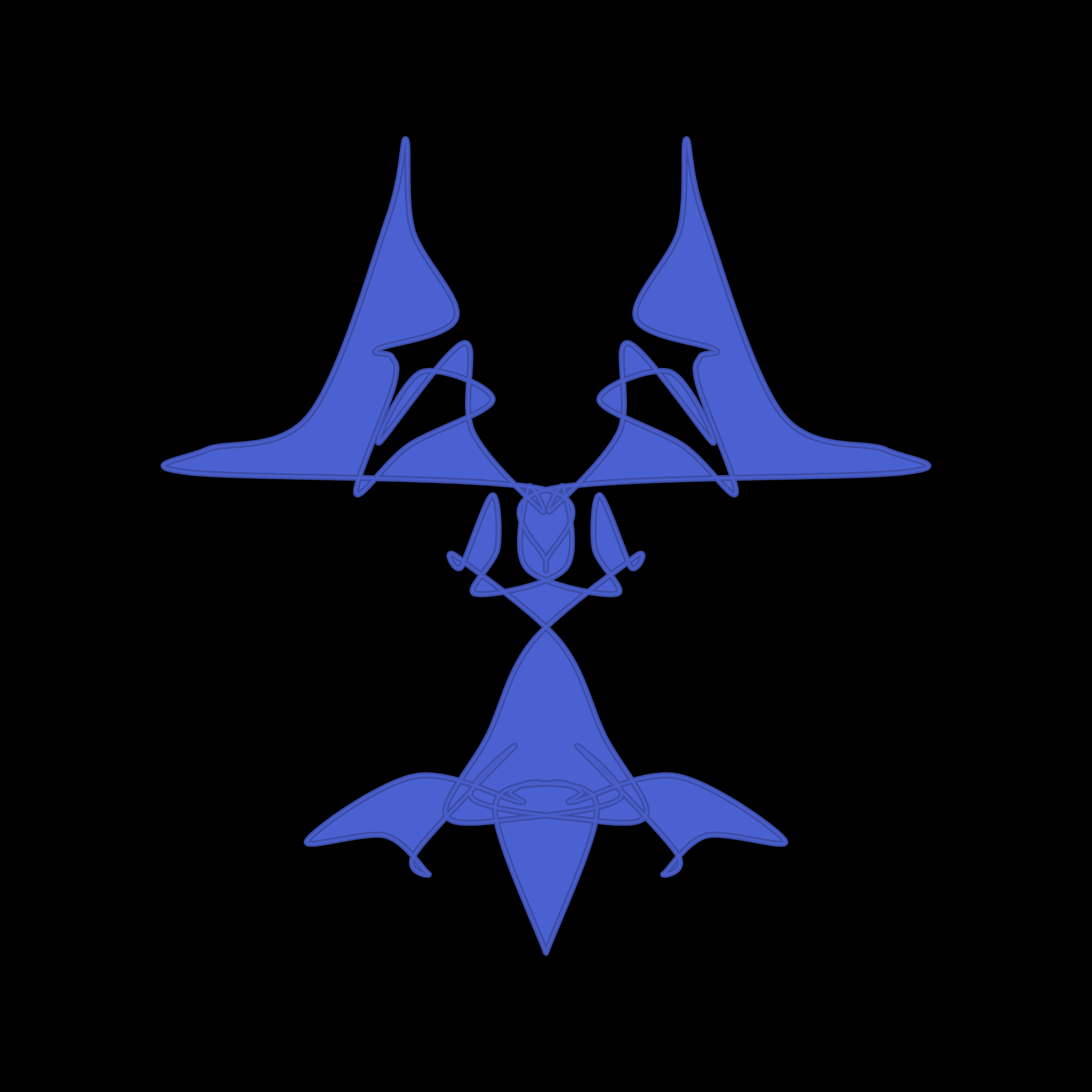 Art Blocks - Art Blocks v2 - Cryptoblots #1080 - NFT # 3001080