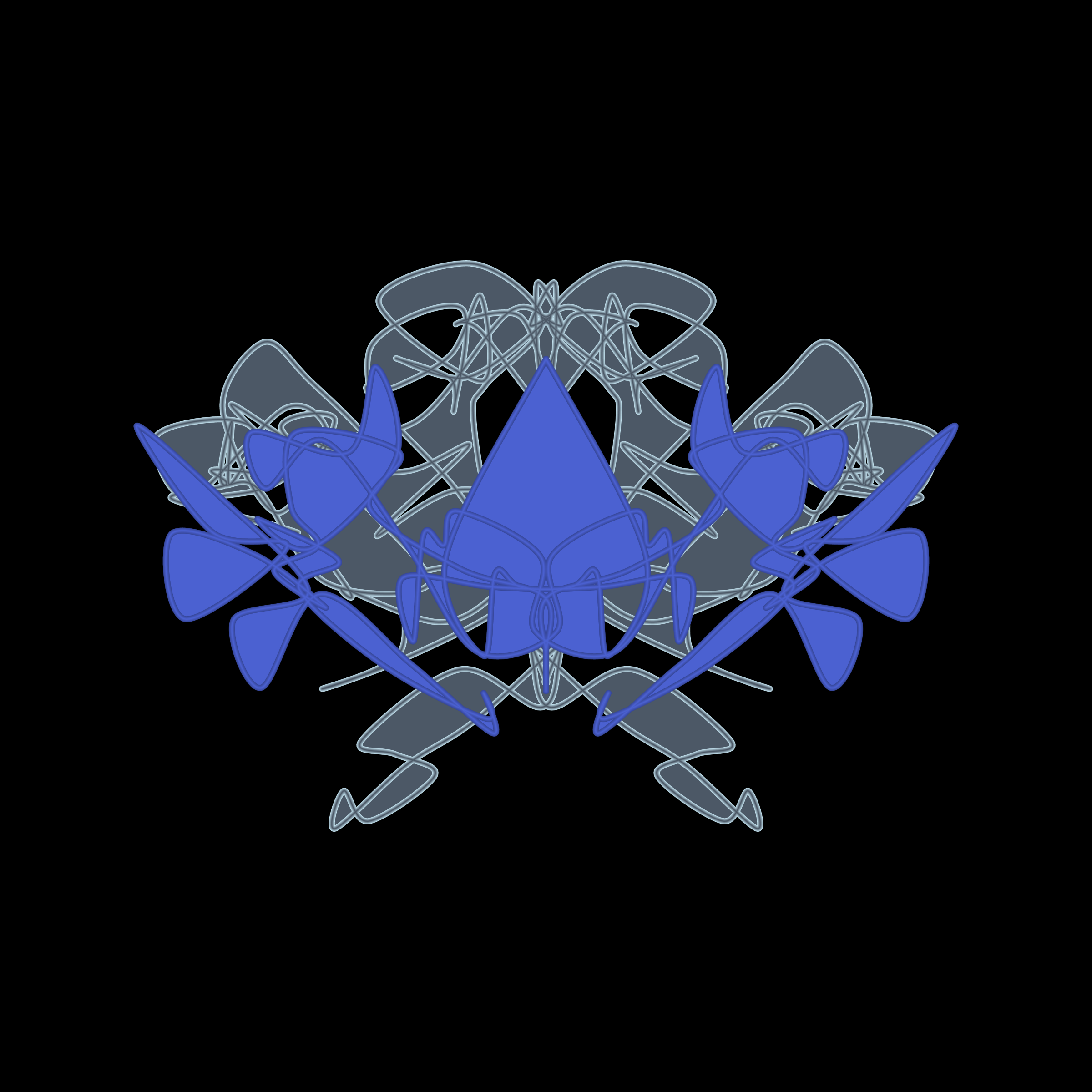 Art Blocks - Art Blocks v2 - Cryptoblots #1082 - NFT # 3001082