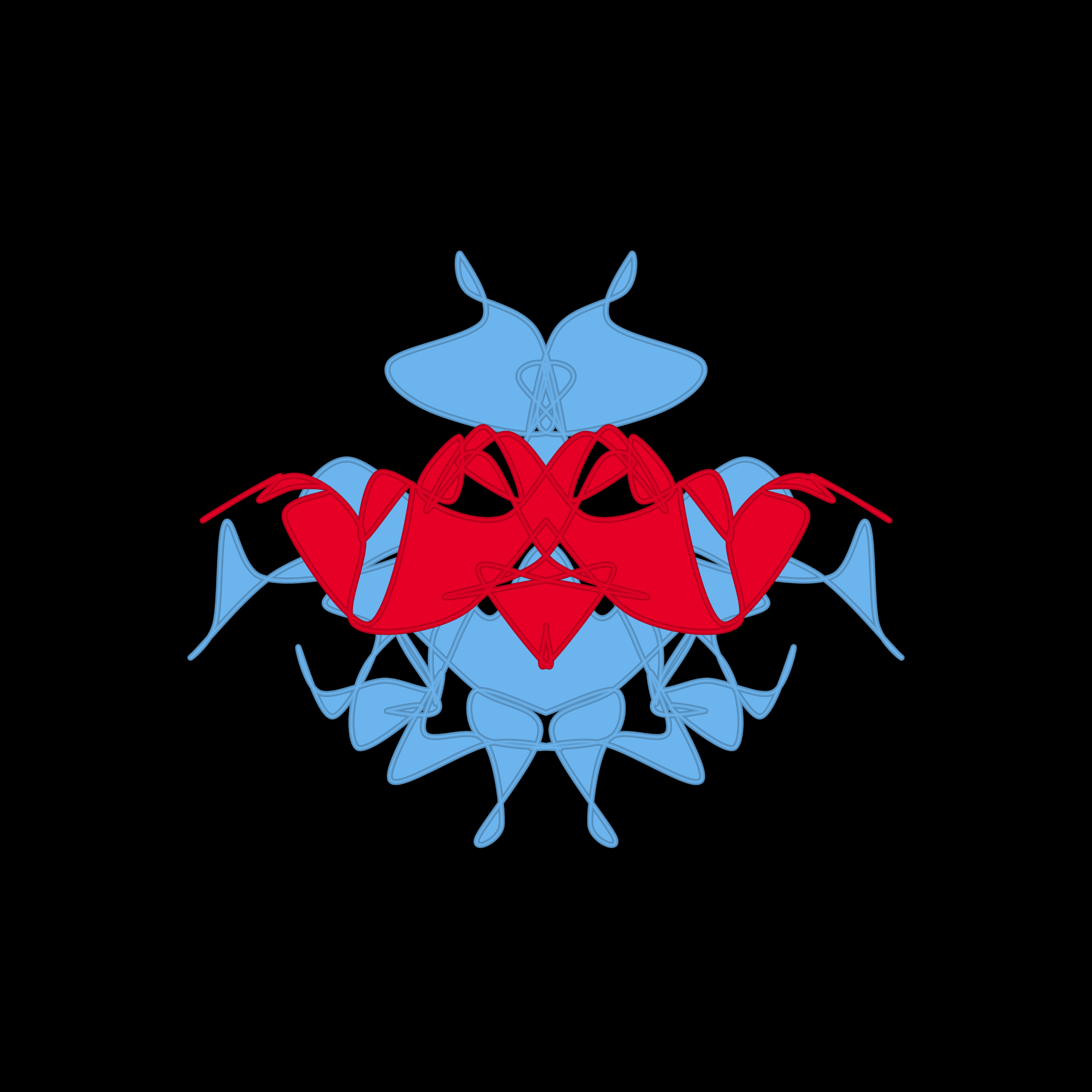 Art Blocks - Art Blocks v2 - Cryptoblots #1084 - NFT # 3001084